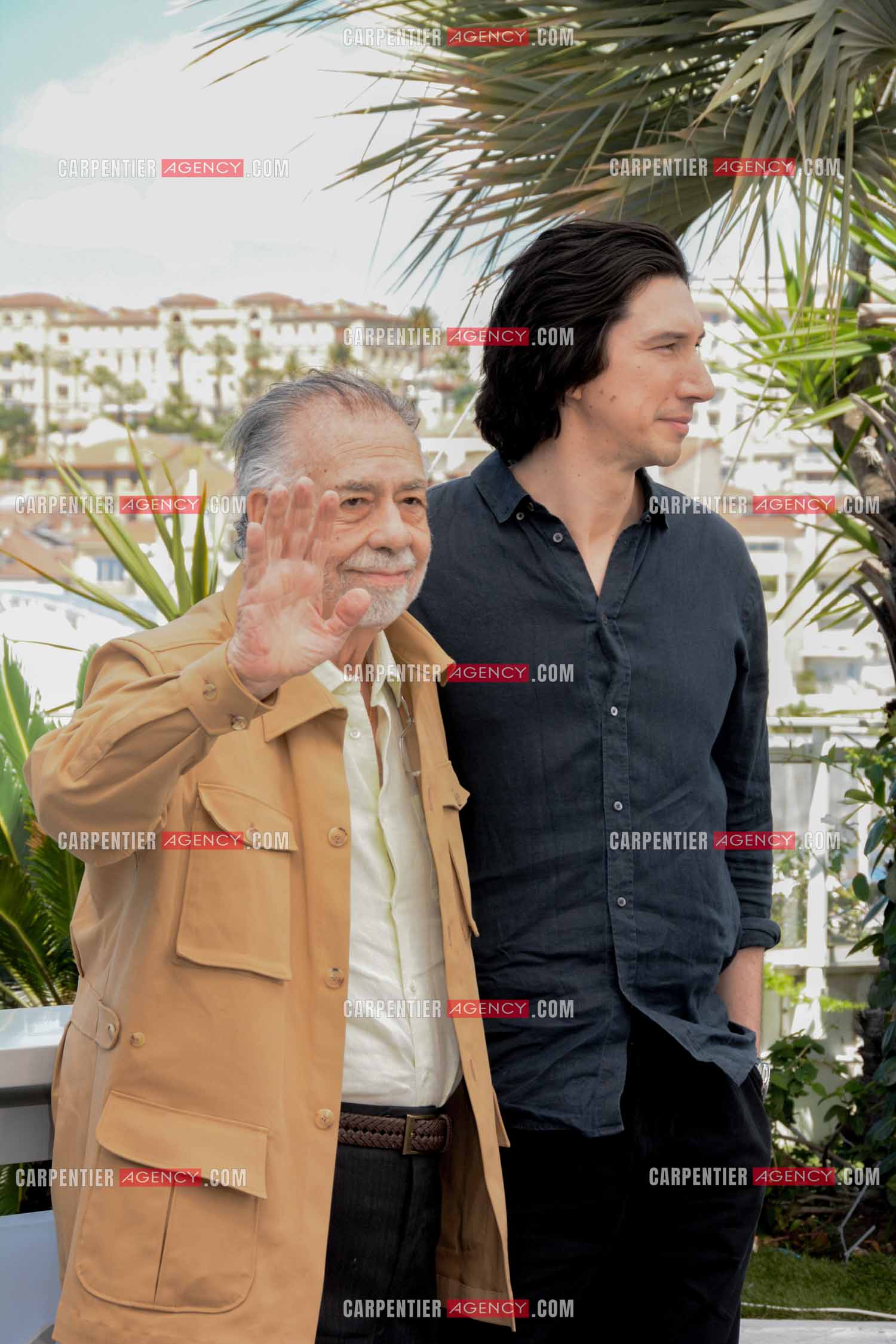 Festival de Cannes 2024. 77e édition du 14 au 25 Mai 2024. Le réalisateur et sénariste Francis Ford Coppola et l'acteur Adam Driver pour la projection du film “ Megalopolis “.