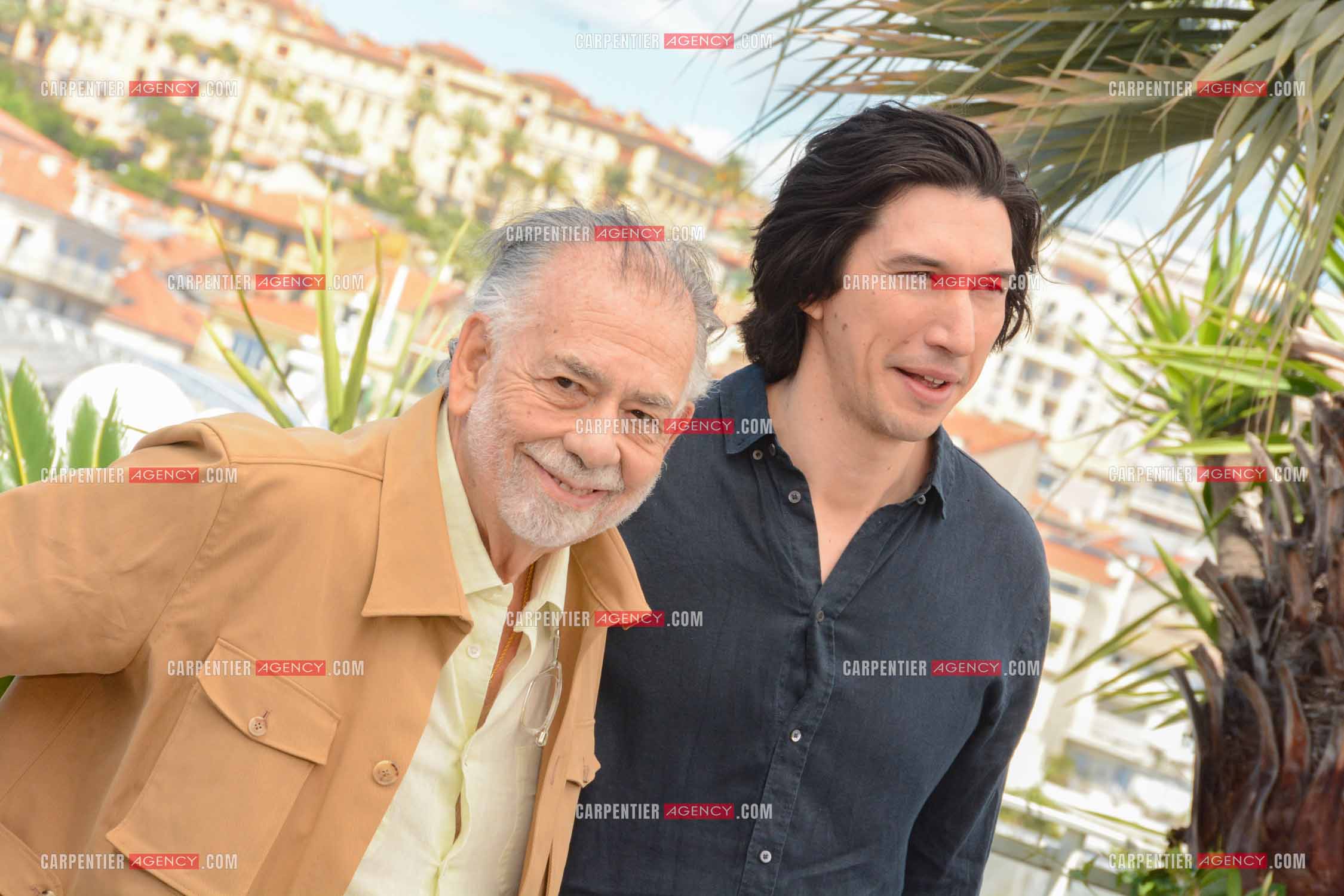 Festival de Cannes 2024. 77e édition du 14 au 25 Mai 2024. Le réalisateur et sénariste Francis Ford Coppola et l'acteur Adam Driver pour la projection du film “ Megalopolis “.