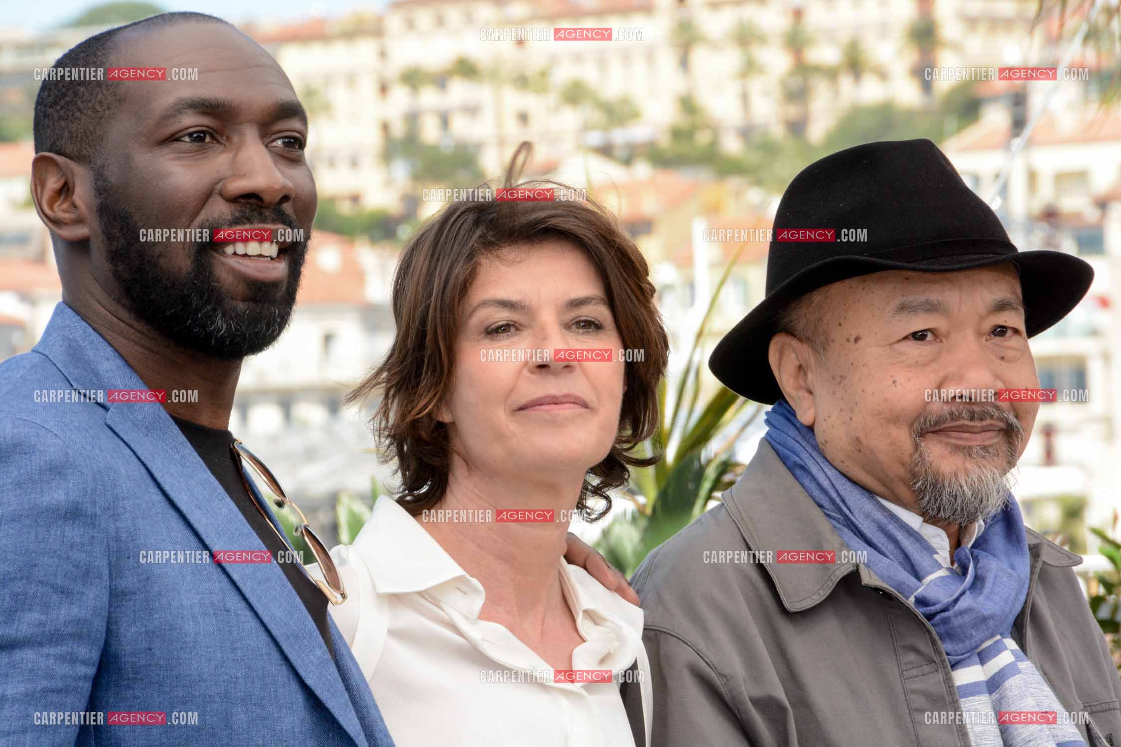 Festival de Cannes 2024. 77e édition du 14 au 25 Mai 2024. Photocall du film "Rendez-Vous Avec Pol Pot". Cyril Guéï, Irène Jacob et Rithy Panh.