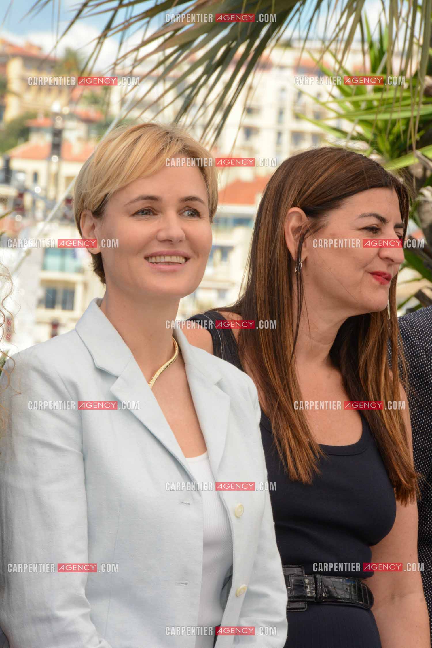Festival de Cannes 2024. 77e édition du 14 au 25 Mai 2024. Photocall du film " Moi Aussi ". L'actrice Judith Godrèche et Didar Domehri.