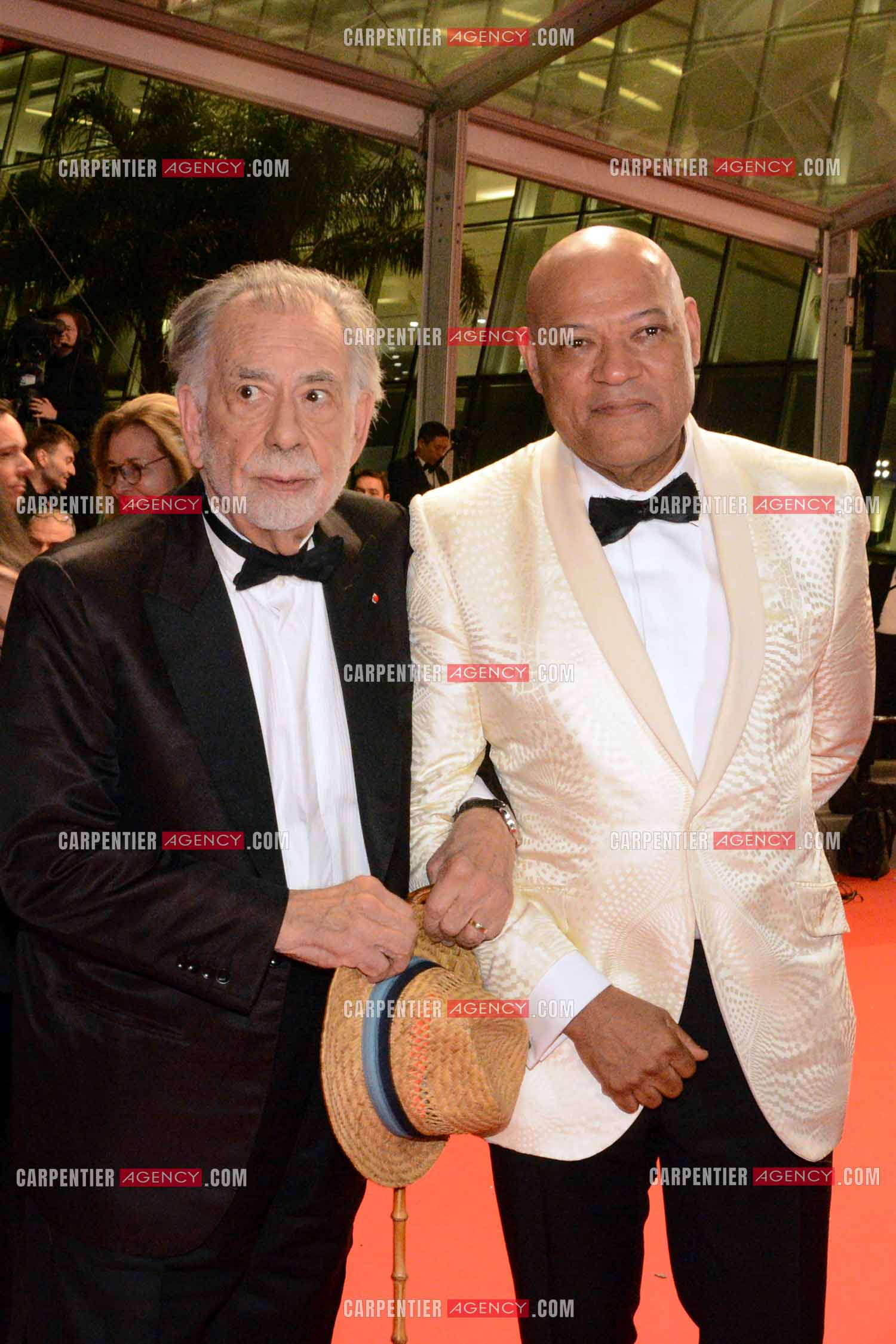 Festival de Cannes 2024. 77e édition du 14 au 25 Mai 2024. Laurence Fishburne et  Francis Ford Coppola pour la projection du film “ Megalopolis “.