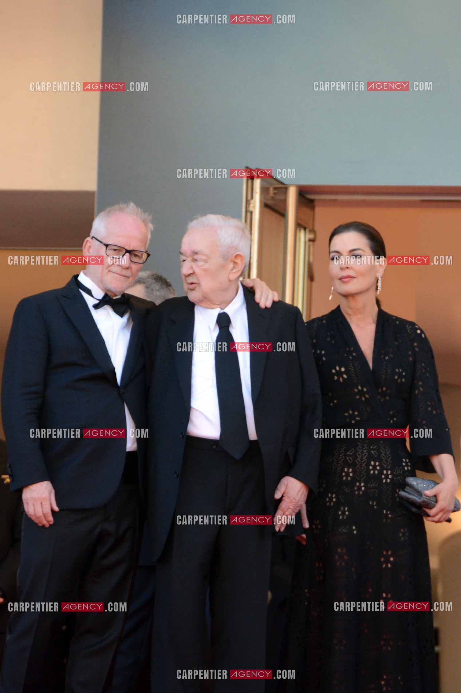 Festival de Cannes 2024. 77e édition du 14 au 25 Mai 2024. Montée des marches du film “ Megalopolis “. Thierry Frémaux et Paul Rassam.