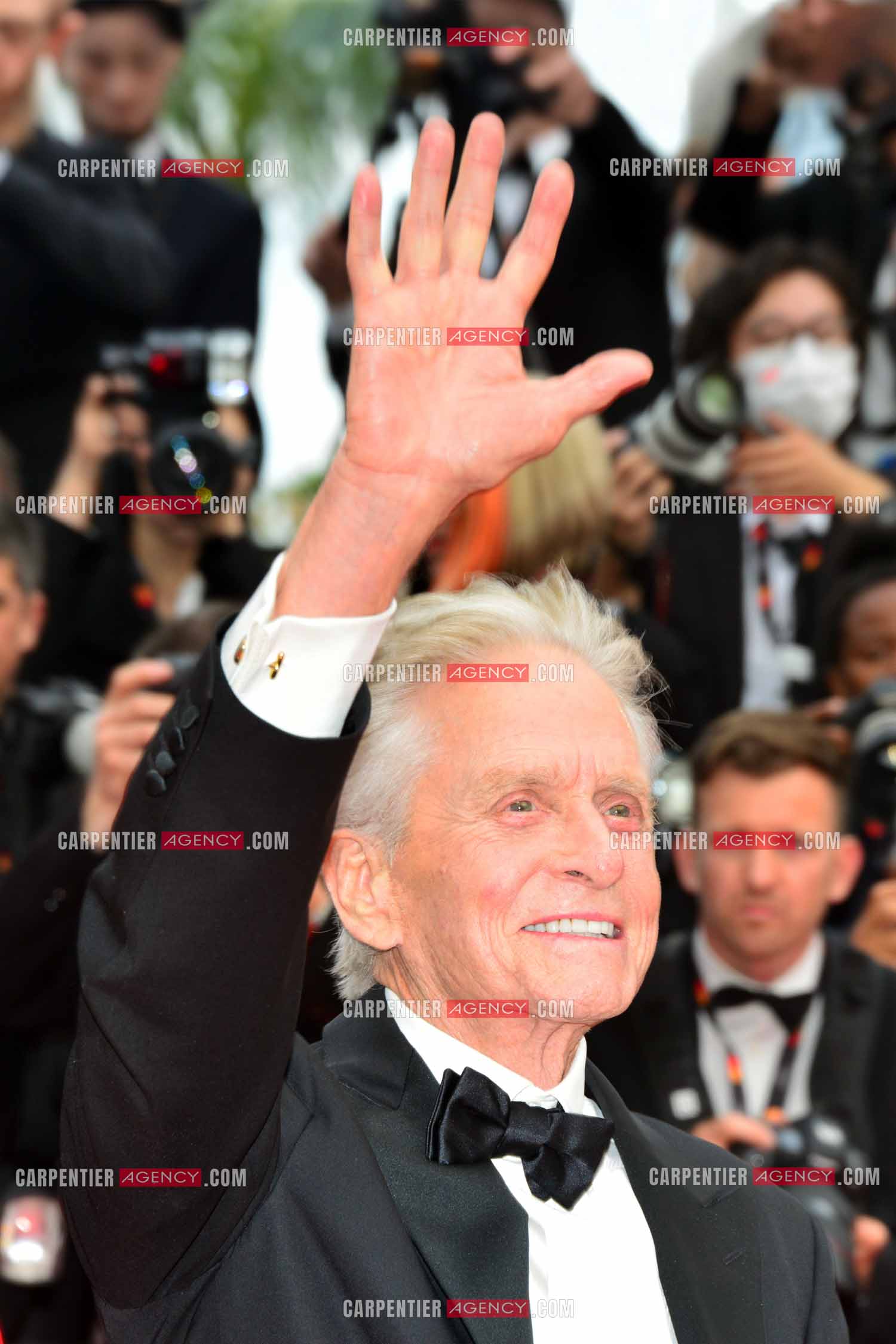 Festival de Cannes 2023. 76e édition, du 16 au 27 mai 2023 au Palais des festivals, à Cannes. Michael Douglas reçoit la Palme d'honneur.