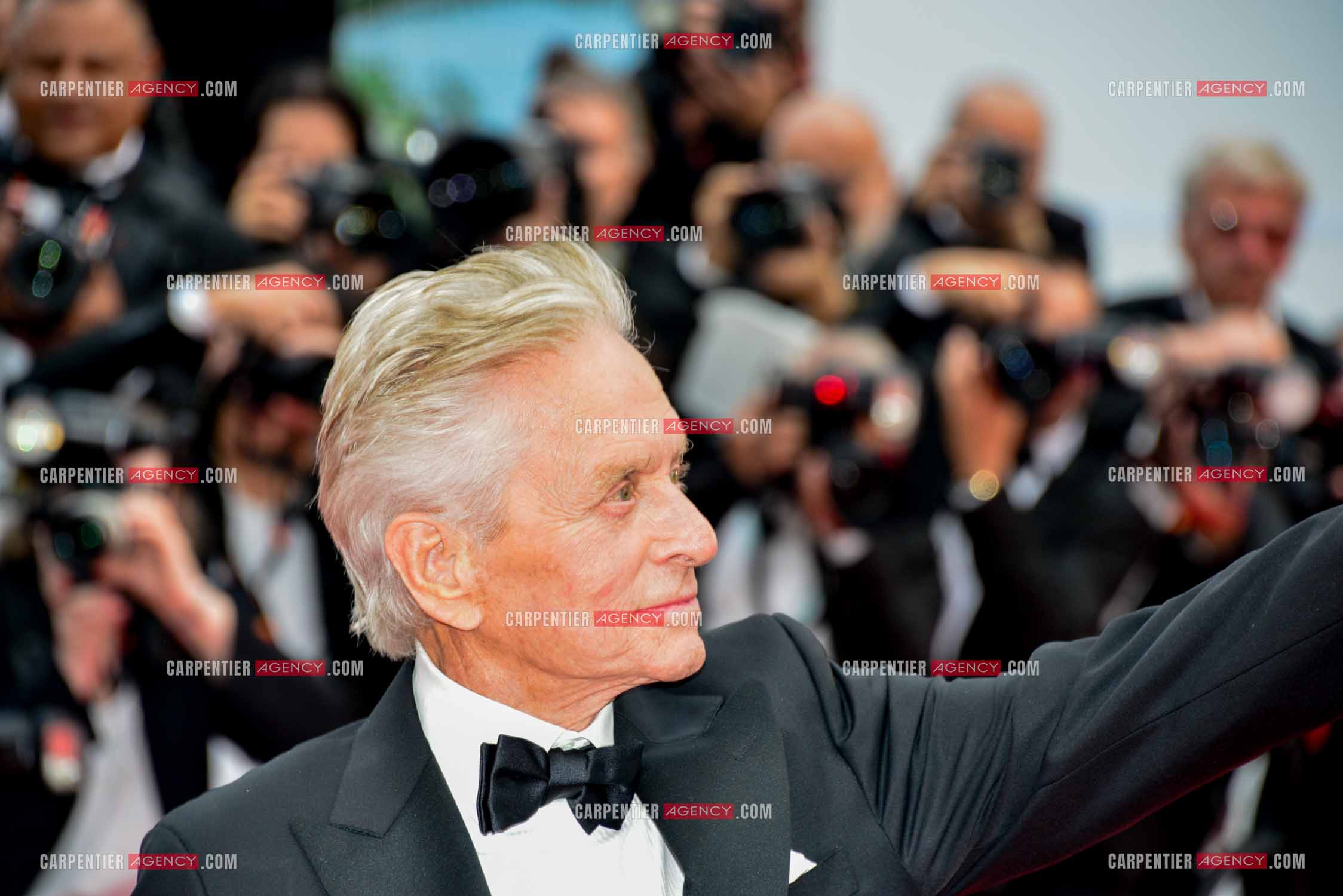 Festival de Cannes 2023. 76e édition, du 16 au 27 mai 2023 au Palais des festivals, à Cannes. Michael Douglas reçoit la Palme d'honneur.