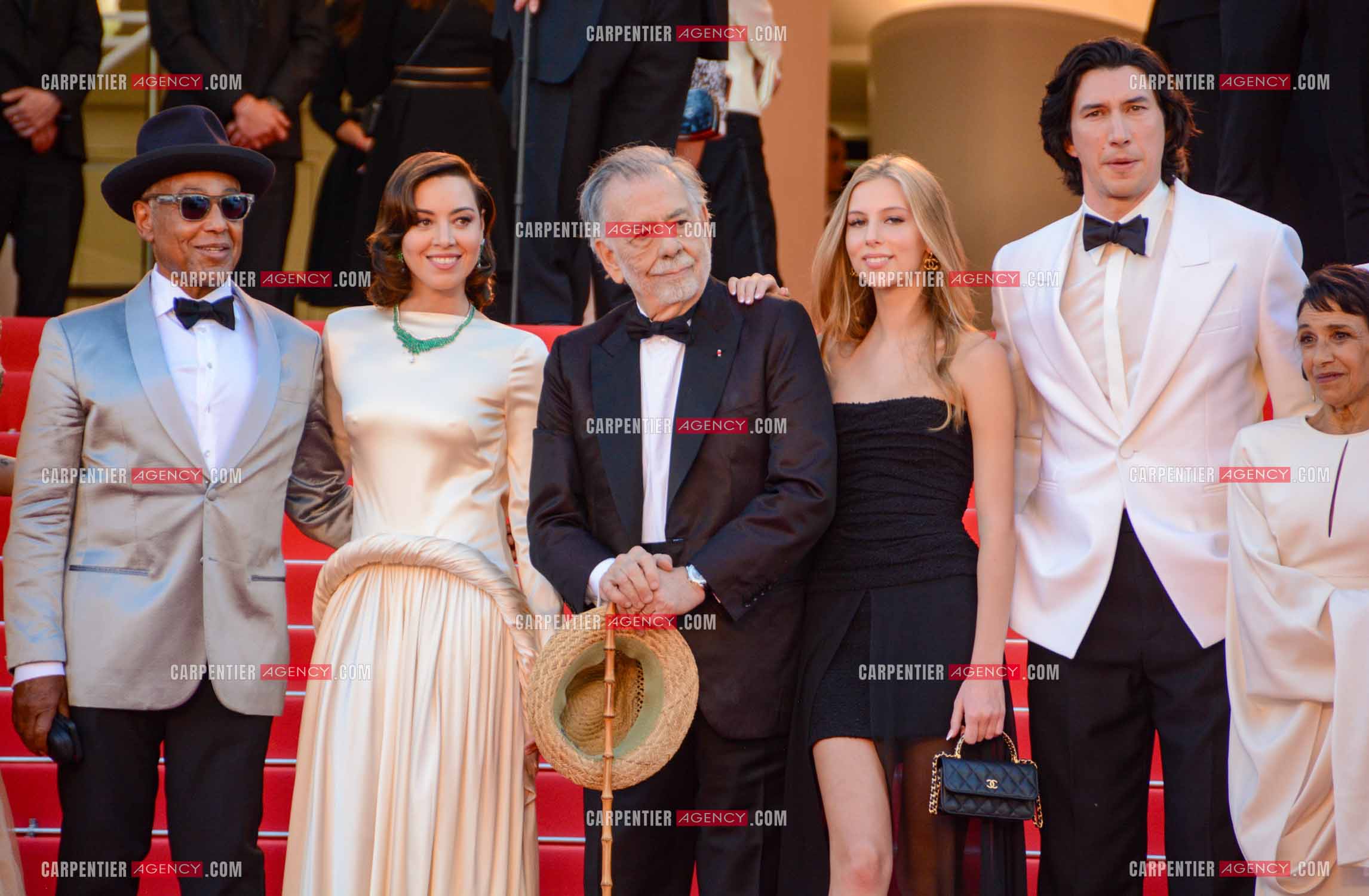 Festival de Cannes 2024. 77e édition du 14 au 25 Mai 2024. Jon Voight, Shia LaBeouf, Nathalie Emmanuel, Chloe Fineman, Grace VanderWaal, Romy Croquet, Laurence Fishburne, Francis Ford Coppola, Giancarlo Esposito, D. B. Sweeney, Talia Shire, Adam Driver  pour la projection du film “ Megalopolis “.