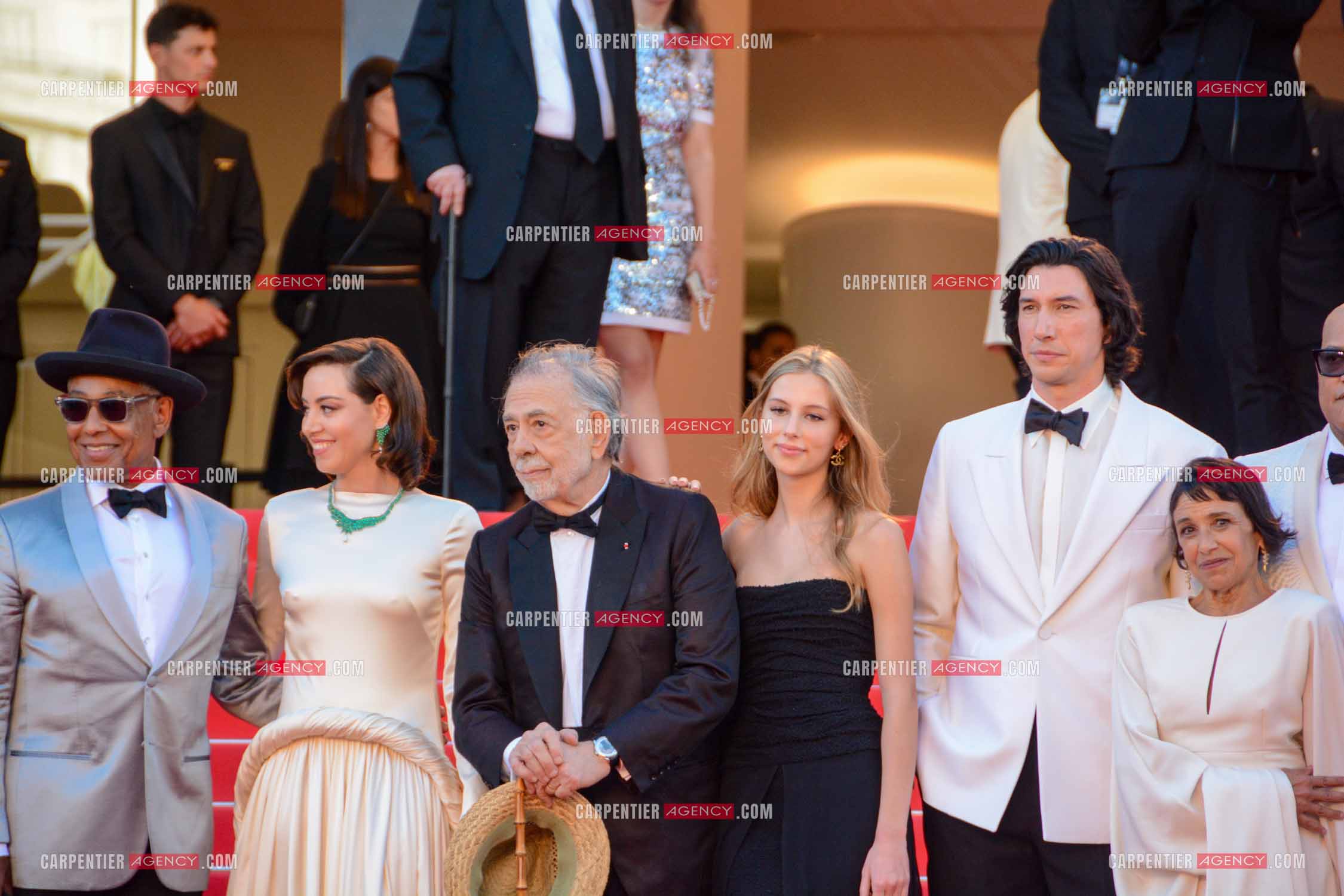 Festival de Cannes 2024. 77e édition du 14 au 25 Mai 2024. Jon Voight, Shia LaBeouf, Nathalie Emmanuel, Chloe Fineman, Grace VanderWaal, Romy Croquet, Laurence Fishburne, Francis Ford Coppola, Giancarlo Esposito, D. B. Sweeney, Talia Shire, Adam Driver  pour la projection du film “ Megalopolis “.