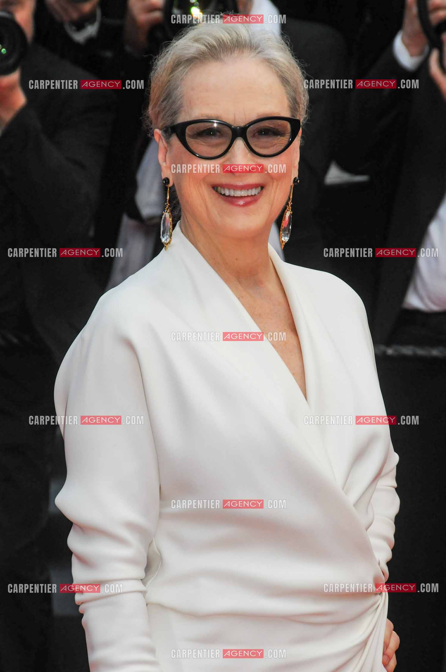 Festival de Cannes 2024. 77e édition du 14 au 25 Mai 2024. Montée des marches du film “ Le deuxième acte “ pour la cérémonie d’ouverture. L'actrice Meryl Streep.