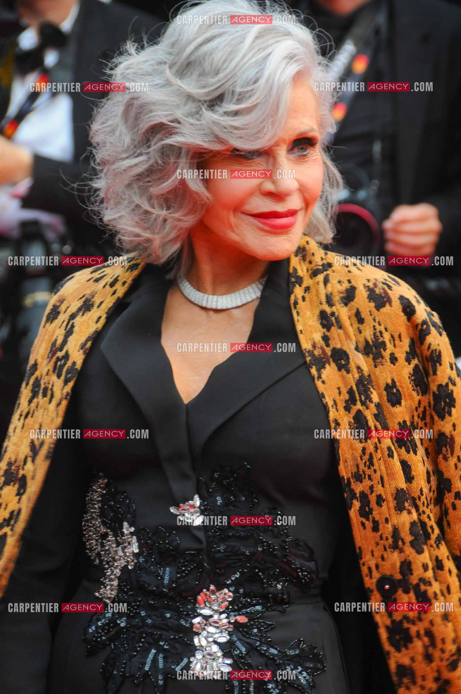 Festival de Cannes 2024. 77e édition du 14 au 25 Mai 2024. Montée des marches du film “ Le deuxième acte “ pour la cérémonie d’ouverture. L'actrice américaine Jane Fonda.