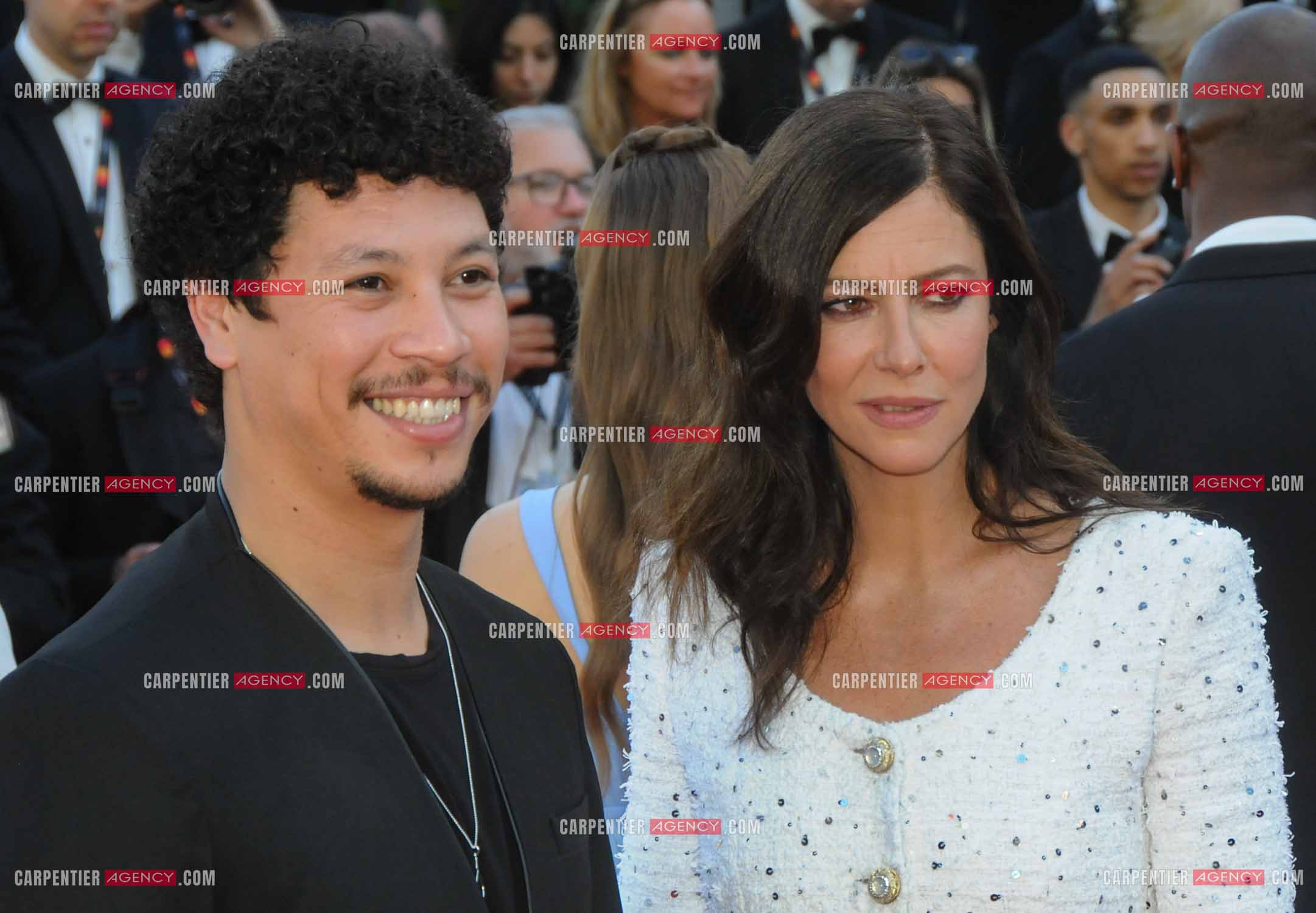 Festival de Cannes 2024. 77e édition du 14 au 25 Mai 2024. Montée des marches du film “ Megalopolis “. Anna Mouglalis et Ayoub Gretaa .