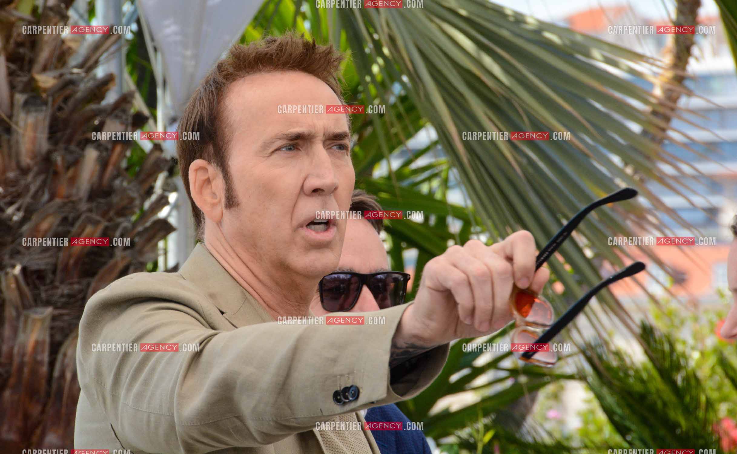 Festival de Cannes 2024. 77e édition du 14 au 25 Mai 2024. Photocall du film "The Surfer". L'acteur américain Nicolas Cage.
