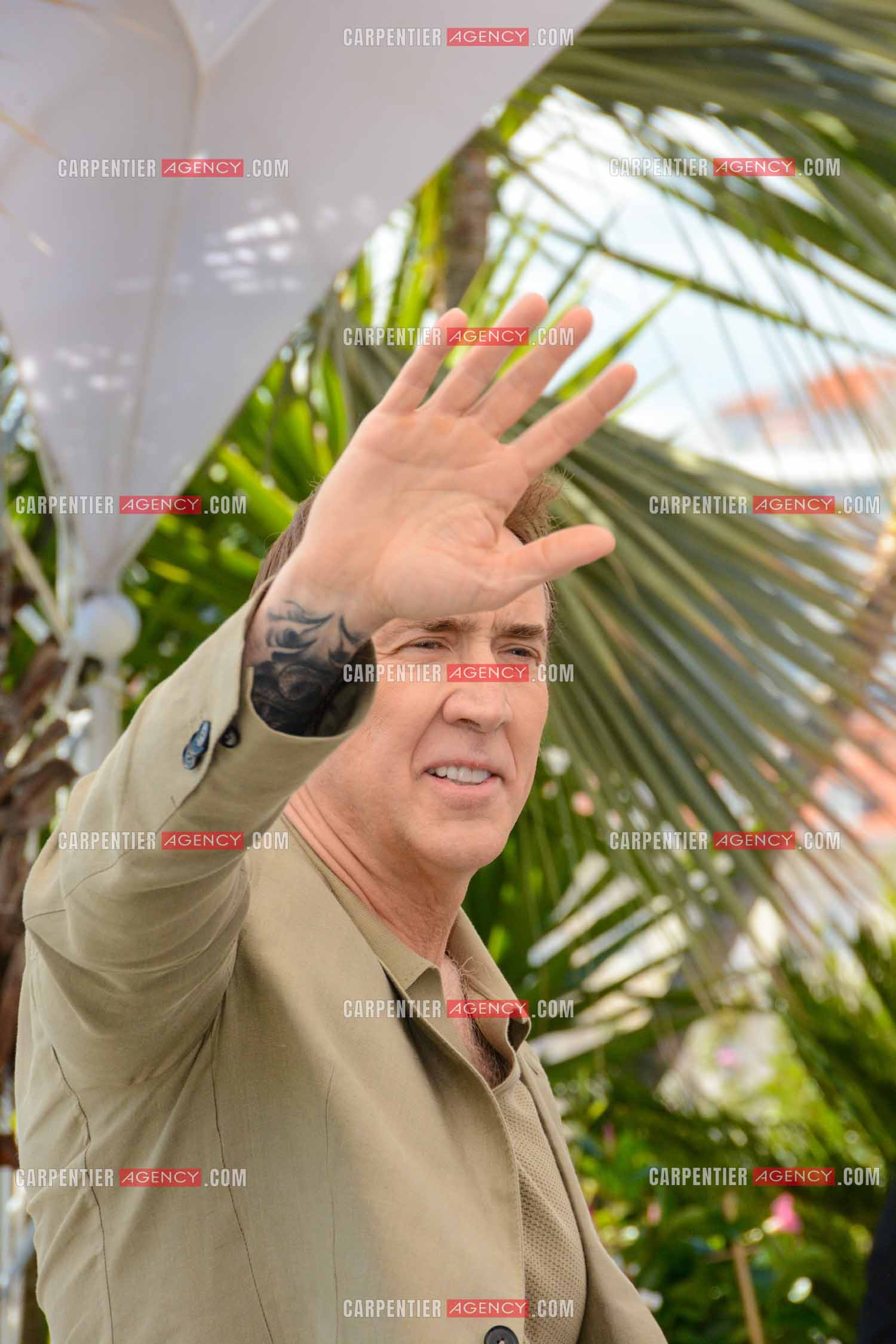 Festival de Cannes 2024. 77e édition du 14 au 25 Mai 2024. Photocall du film "The Surfer". L'acteur américain Nicolas Cage.