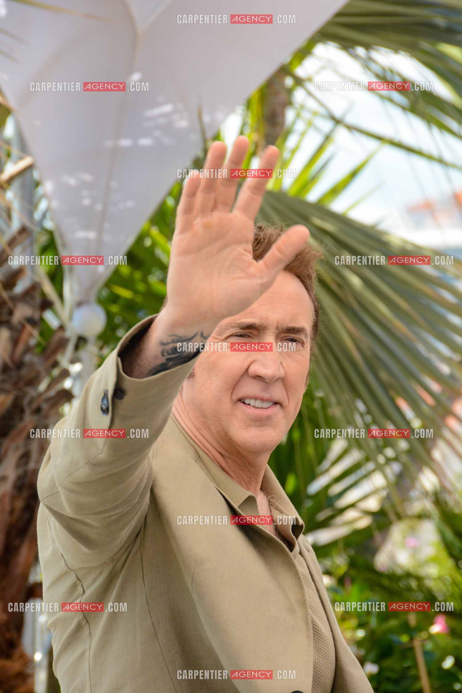 Festival de Cannes 2024. 77e édition du 14 au 25 Mai 2024. Photocall du film "The Surfer". L'acteur américain Nicolas Cage.