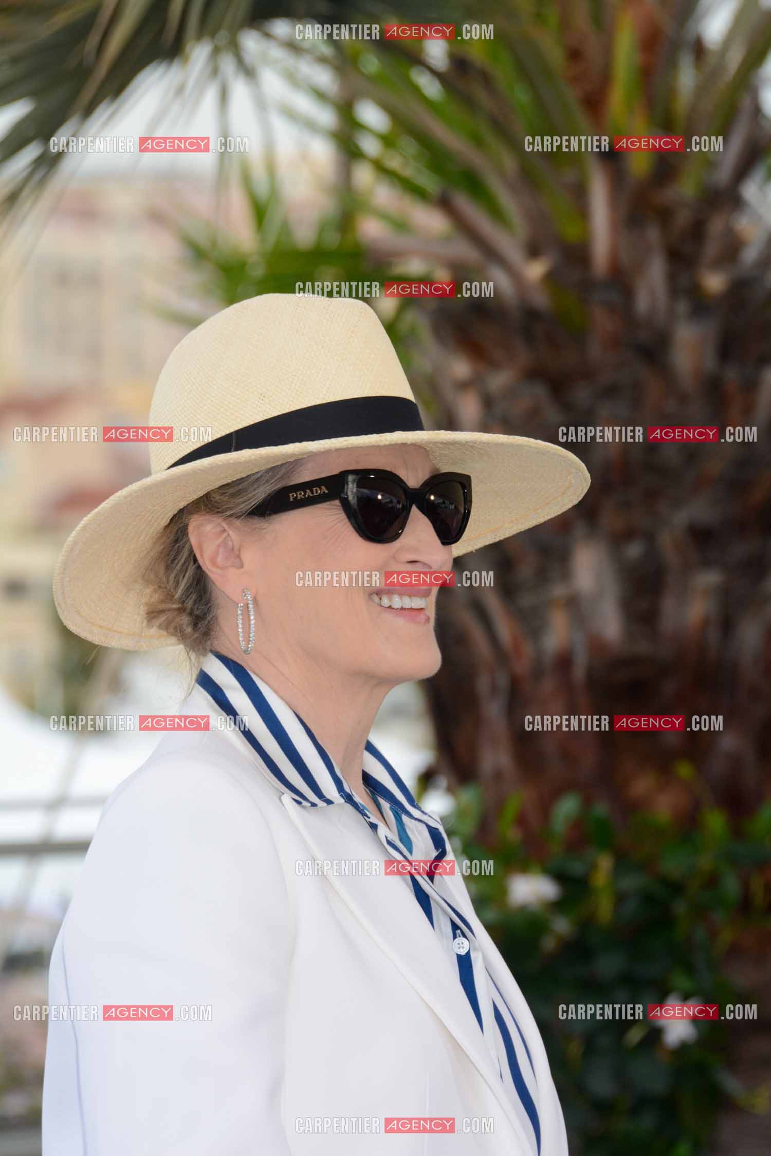 Ouverture du  77ème Festival de Cannes du 14 au 25 mai 2024. Meryl Streep reçoit une Palme d’Or honorifique et assiste à un photocall.