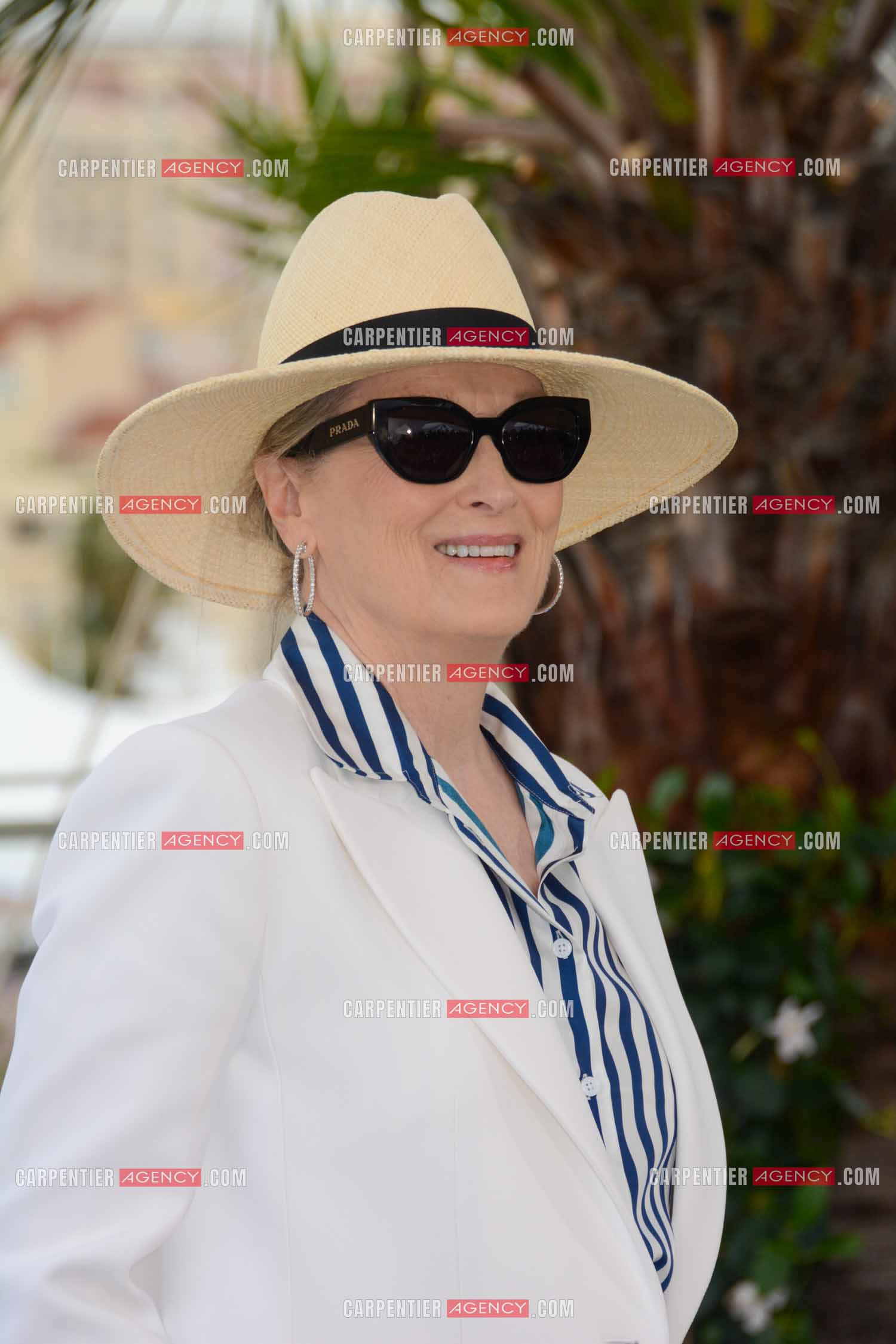 Ouverture du  77ème Festival de Cannes du 14 au 25 mai 2024. Meryl Streep reçoit une Palme d’Or honorifique et assiste à un photocall.