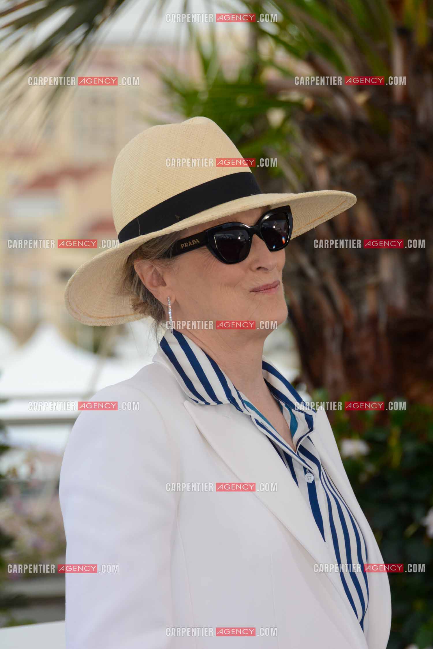 Ouverture du  77ème Festival de Cannes du 14 au 25 mai 2024. Meryl Streep reçoit une Palme d’Or honorifique et assiste à un photocall.