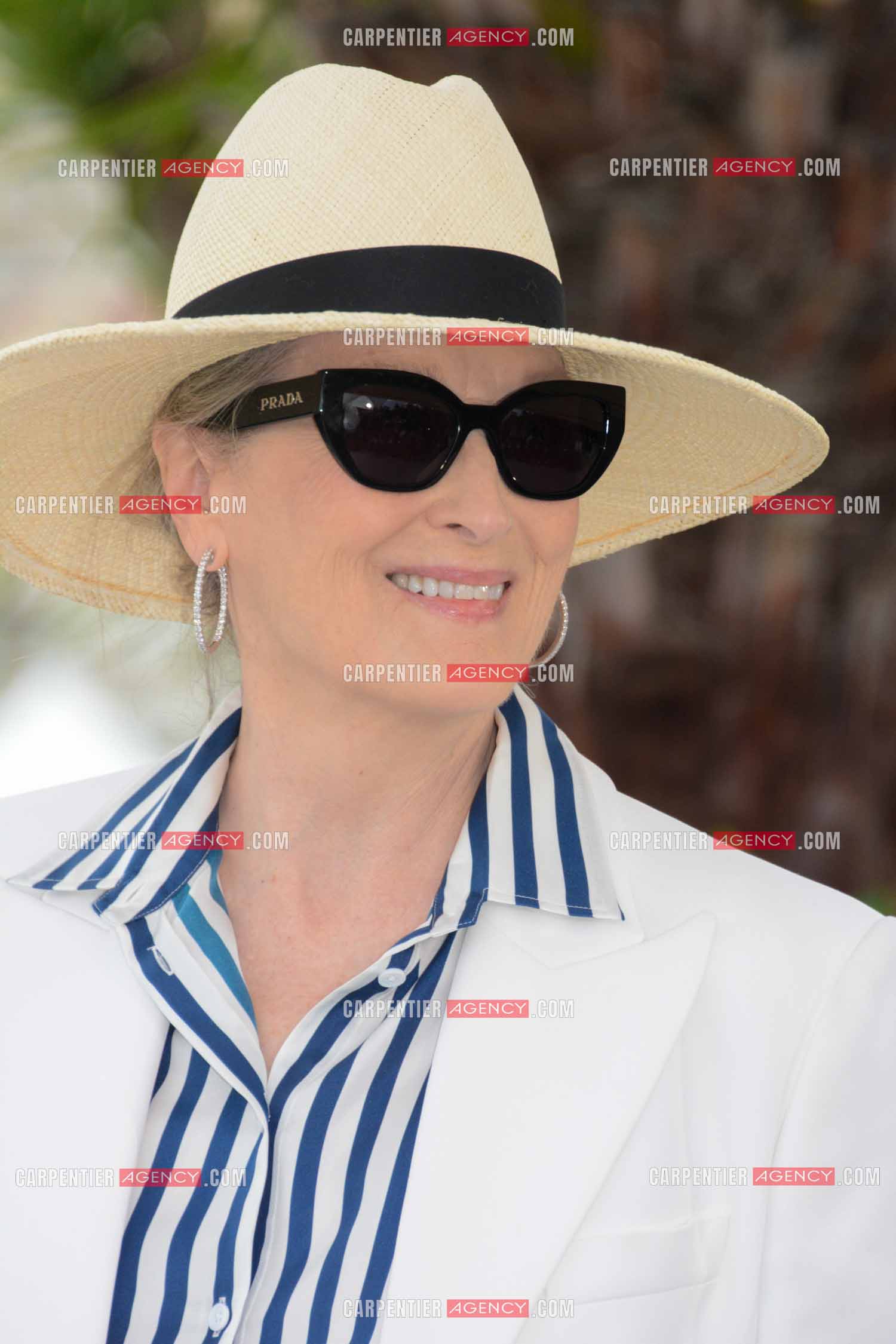 Ouverture du  77ème Festival de Cannes du 14 au 25 mai 2024. Meryl Streep reçoit une Palme d’Or honorifique et assiste à un photocall.