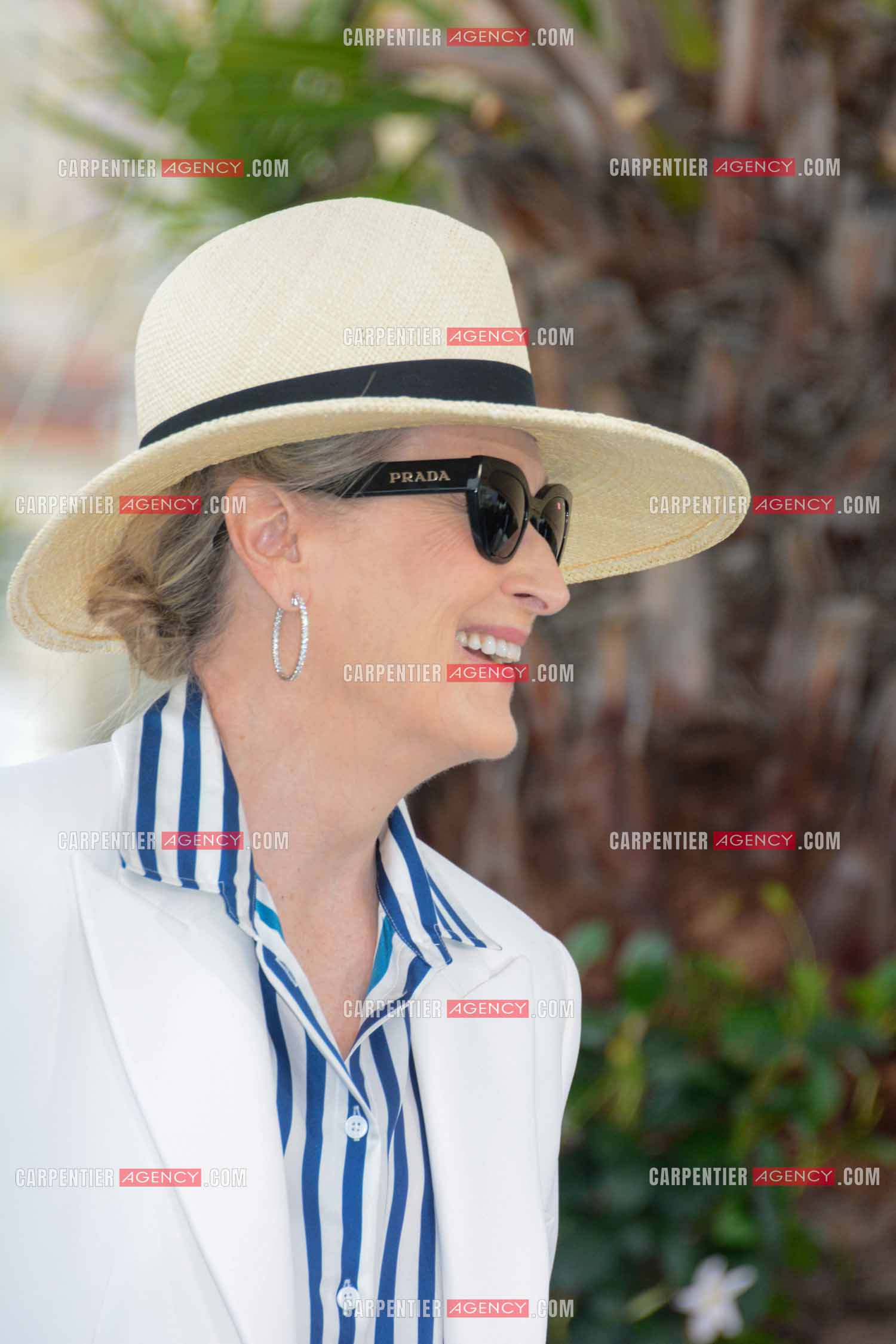 Ouverture du  77ème Festival de Cannes du 14 au 25 mai 2024. Meryl Streep reçoit une Palme d’Or honorifique et assiste à un photocall.