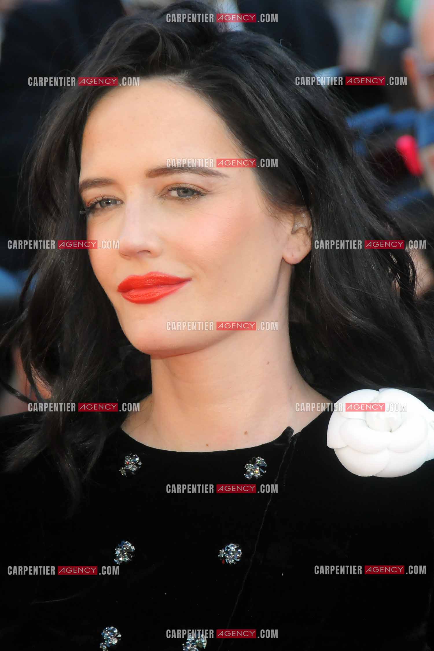 Ouverture du  77ème Festival de Cannes du 14 au 25 mai 2024. Montée des marches du film “ Emilia Perez “. Eva Green.