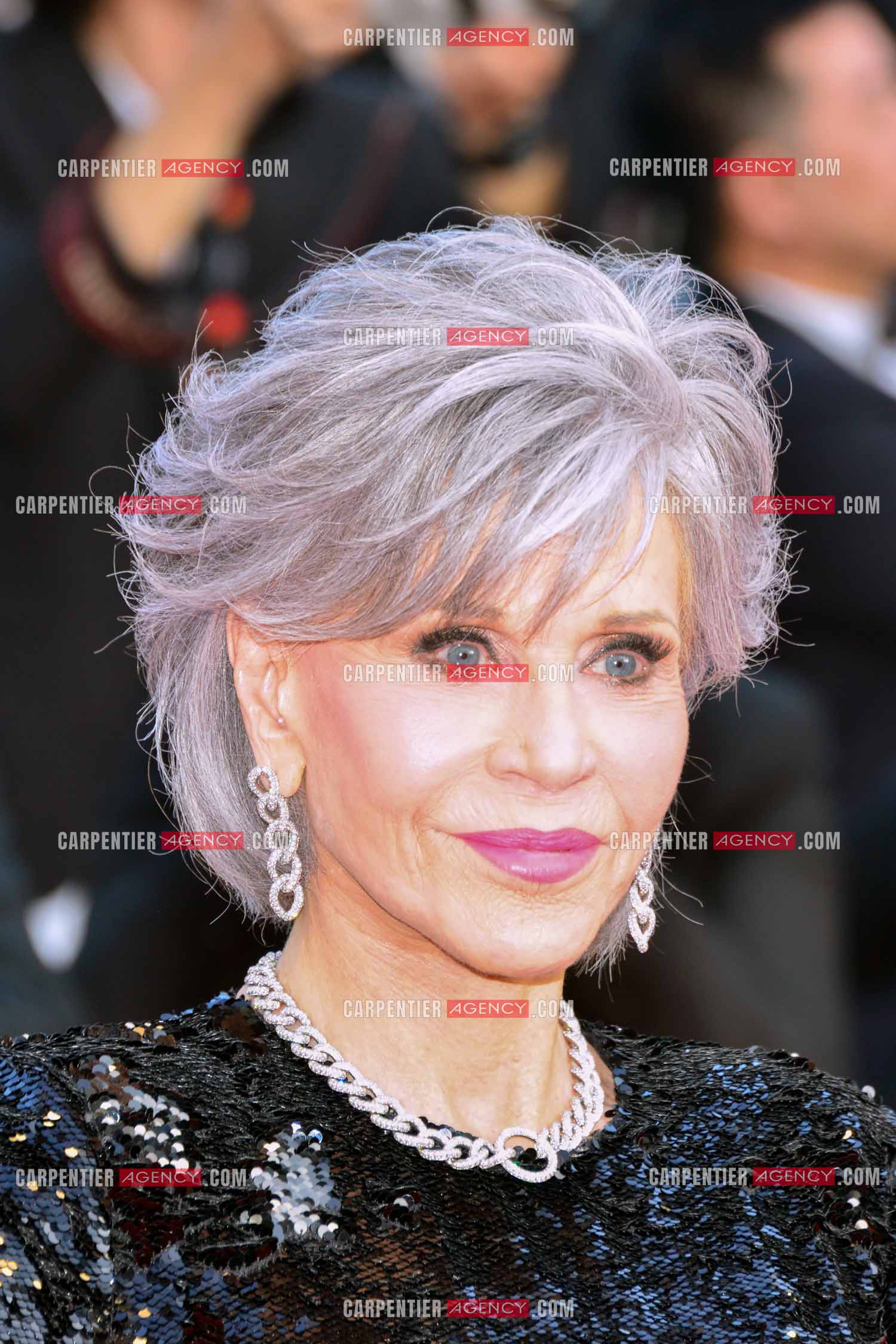 Festival de Cannes 2023. 76e édition du 16 au 27 mai 2023 au Palais des festivals, à Cannes. L'actrice Américaine Jane Fonda assiste à la cérémonie de clôture et à la projection du film “ Élémentaire  “.