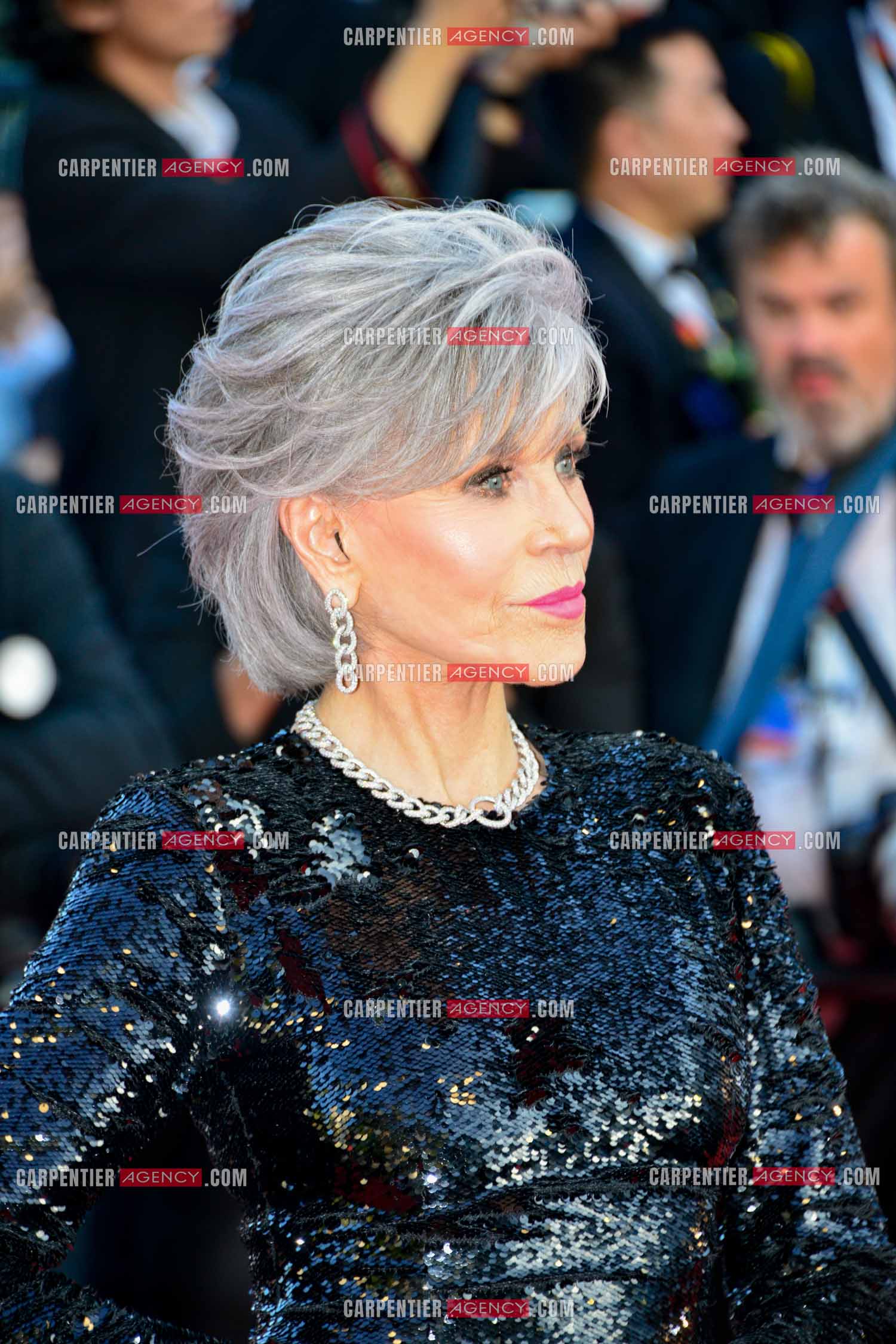Festival de Cannes 2023. 76e édition du 16 au 27 mai 2023 au Palais des festivals, à Cannes. L'actrice Américaine Jane Fonda assiste à la cérémonie de clôture et à la projection du film “ Élémentaire  “.