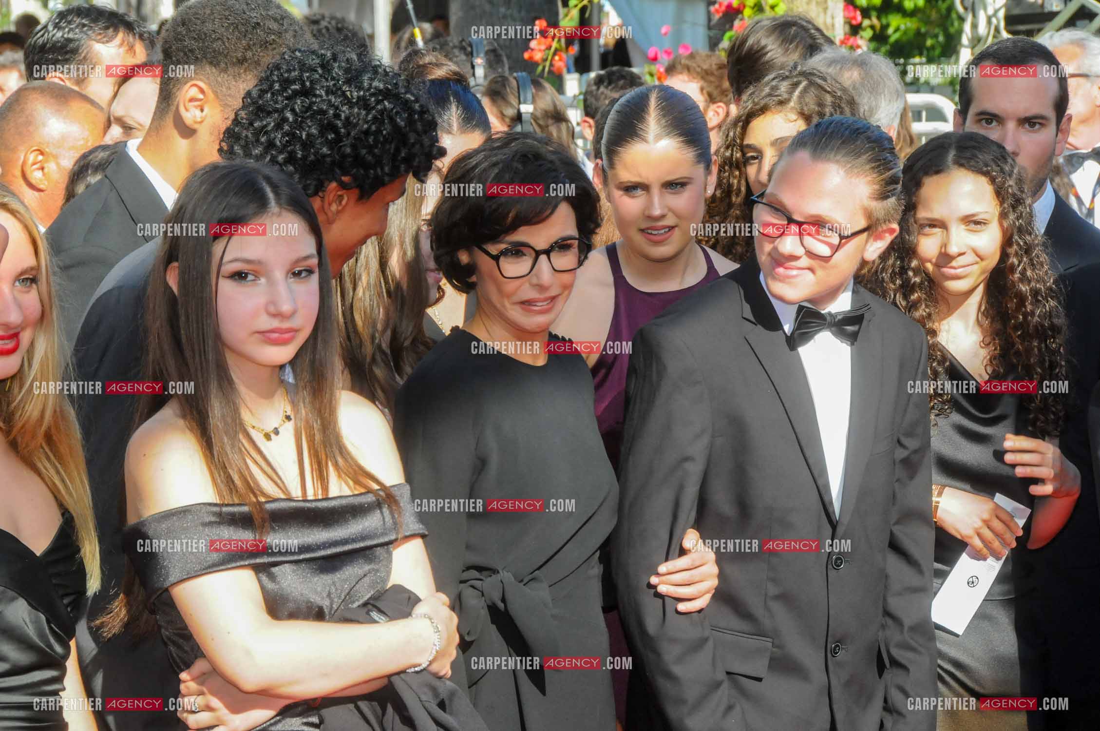 Ouverture du  77ème Festival de Cannes du 14 au 25 mai 2024. Montée des marches du film “ Emilia Perez “. Rachida Dati, ministre de la Culture.