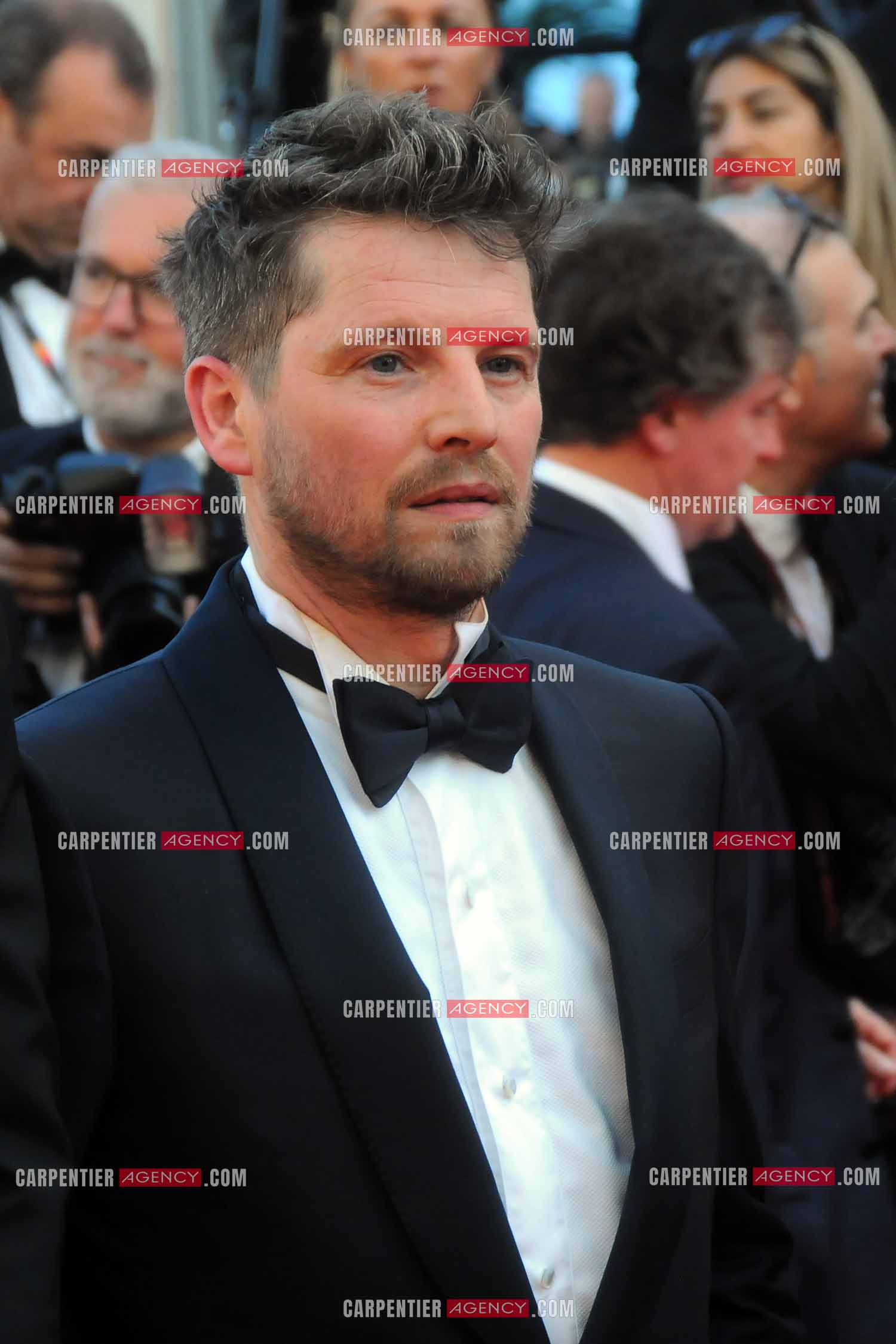 Ouverture du  77ème Festival de Cannes du 14 au 25 mai 2024. Montée des marches du film “ Emilia Perez “. Pierre Deladonchamps.