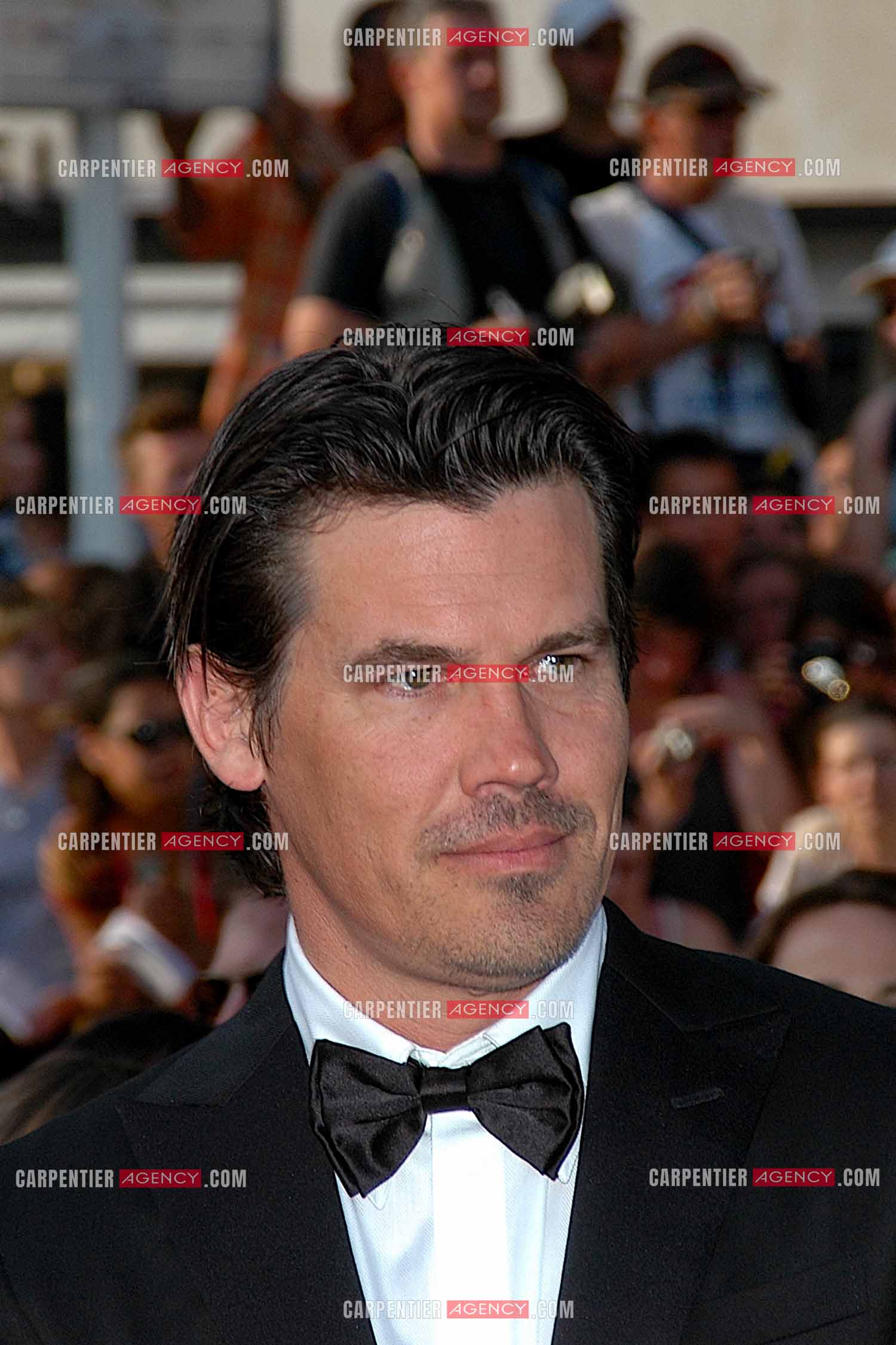 Festival de Cannes 2007. 60e édition du festival, du 16 au 27 mai 2007. L'acteur Josh Brolin arrive pour la première du film “ SICKO “.