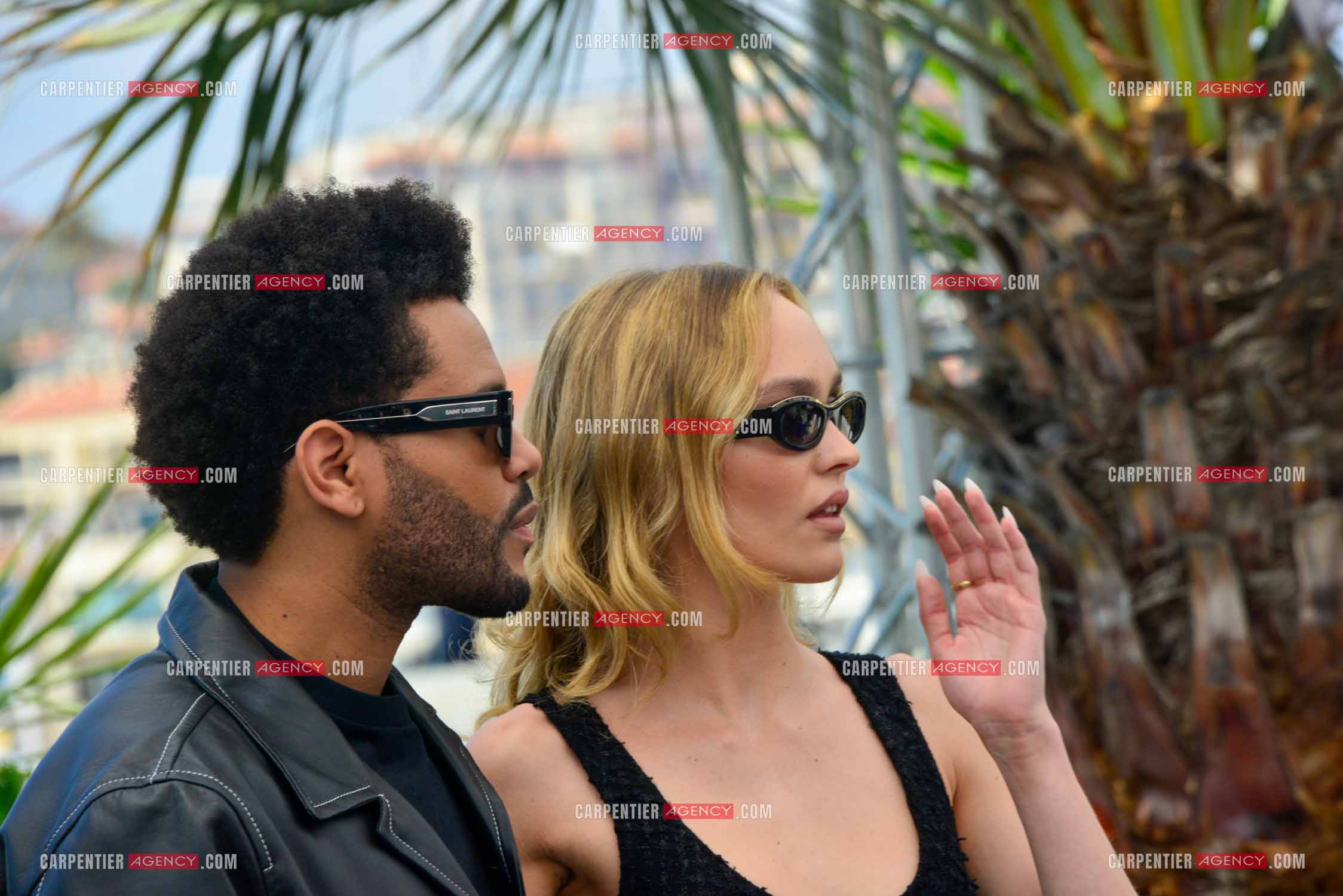 Lily-Rose Depp et The Weeknd au Festival de Cannes 2023 pour l'avant-première de The Idol.