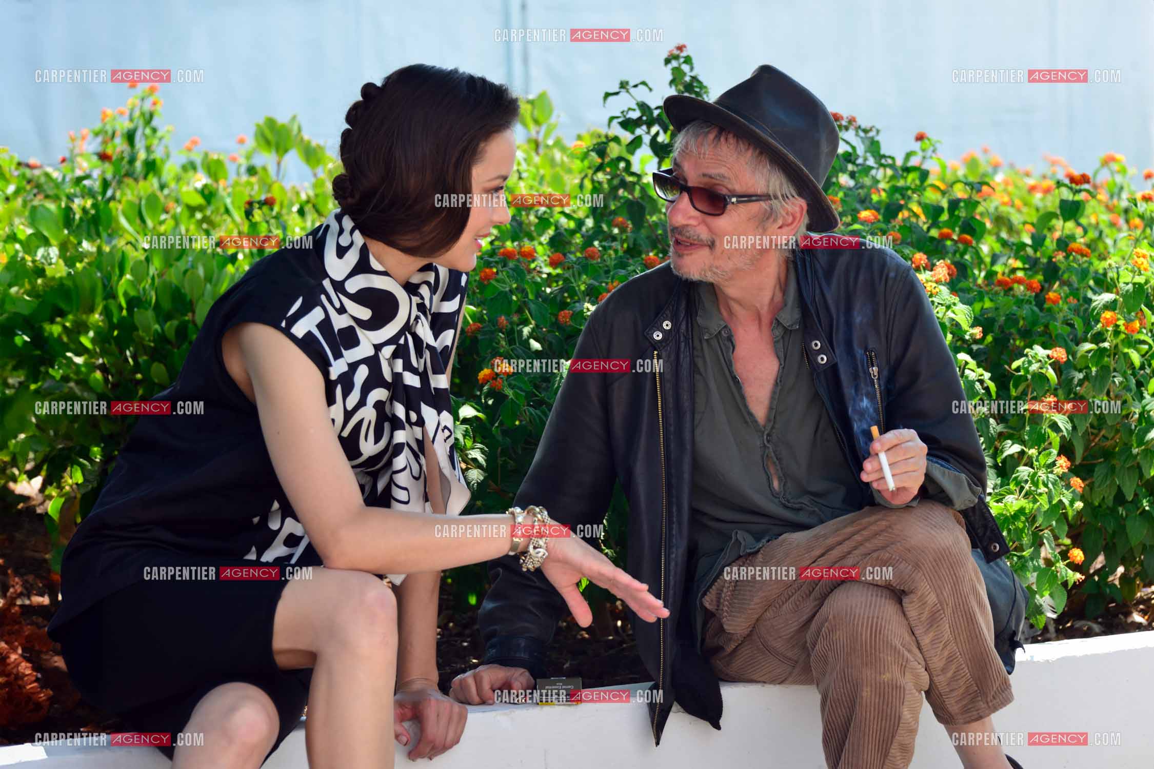 Festival de Cannes 2021. 74e édition du 6 au 17 juillet 2021. L'actrice Marion Cotillard et le réalisateur Leos Carax assistent à l'ouverture du festival et à la projection de son  film “ Annette “.
