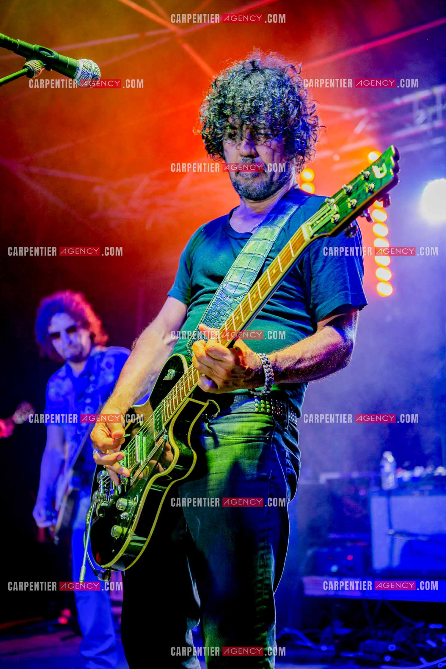 Le guitariste Yarol Poupaud en concert.