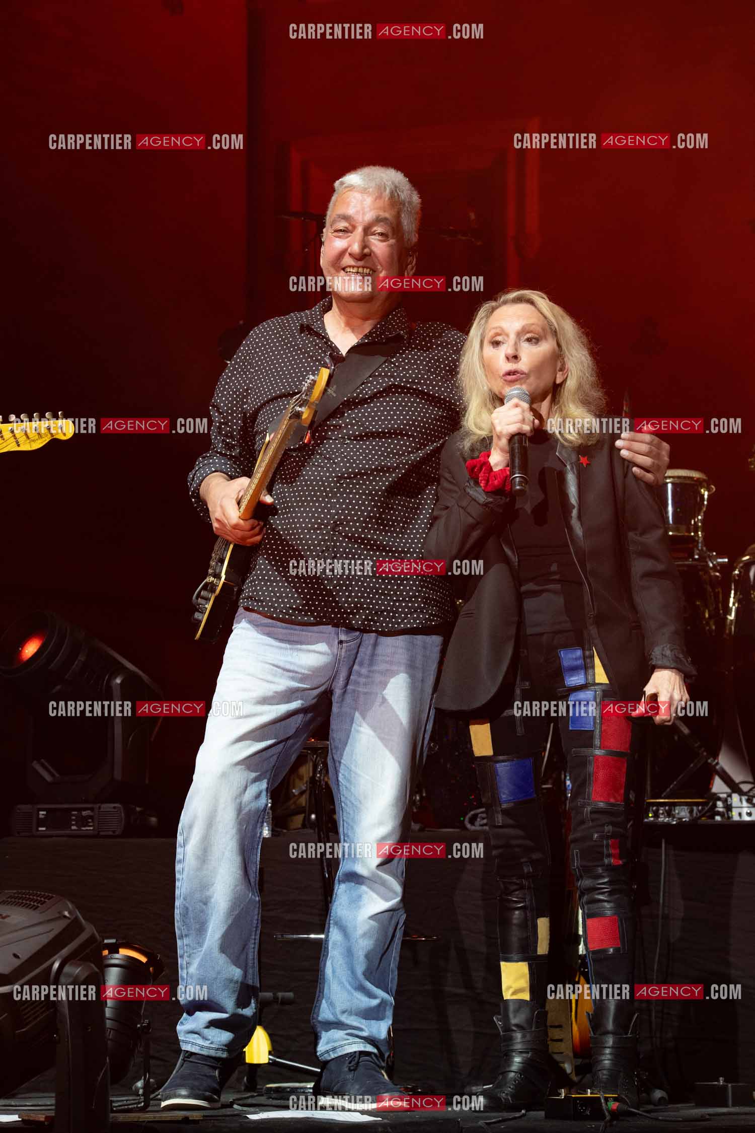 La chanteuse Véronique Sanson en concert lors du festival d'été de Soliès Pont le 17 juillet 2021.  ( Exclusif )