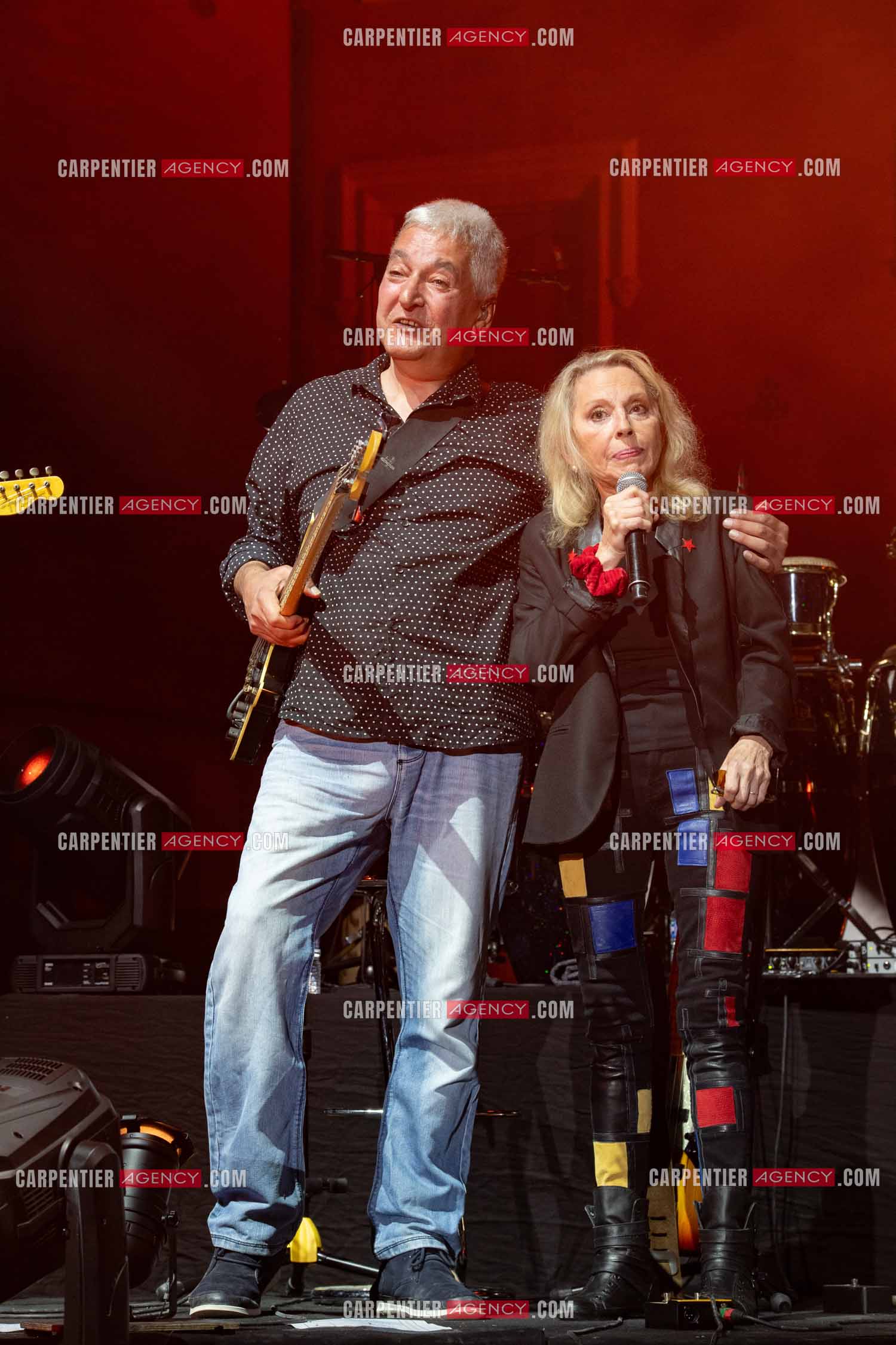 La chanteuse Véronique Sanson en concert lors du festival d'été de Soliès Pont le 17 juillet 2021.  ( Exclusif )