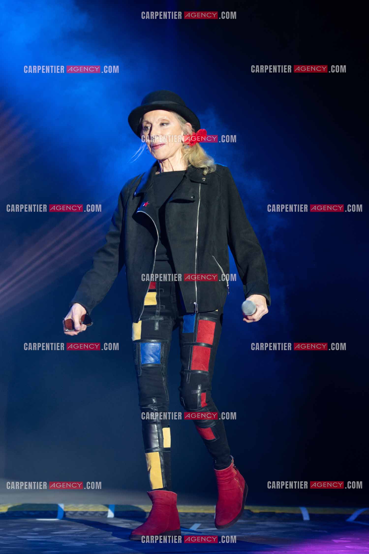 La chanteuse Véronique Sanson en concert lors du festival d'été de Soliès Pont le 17 juillet 2021.  ( Exclusif )