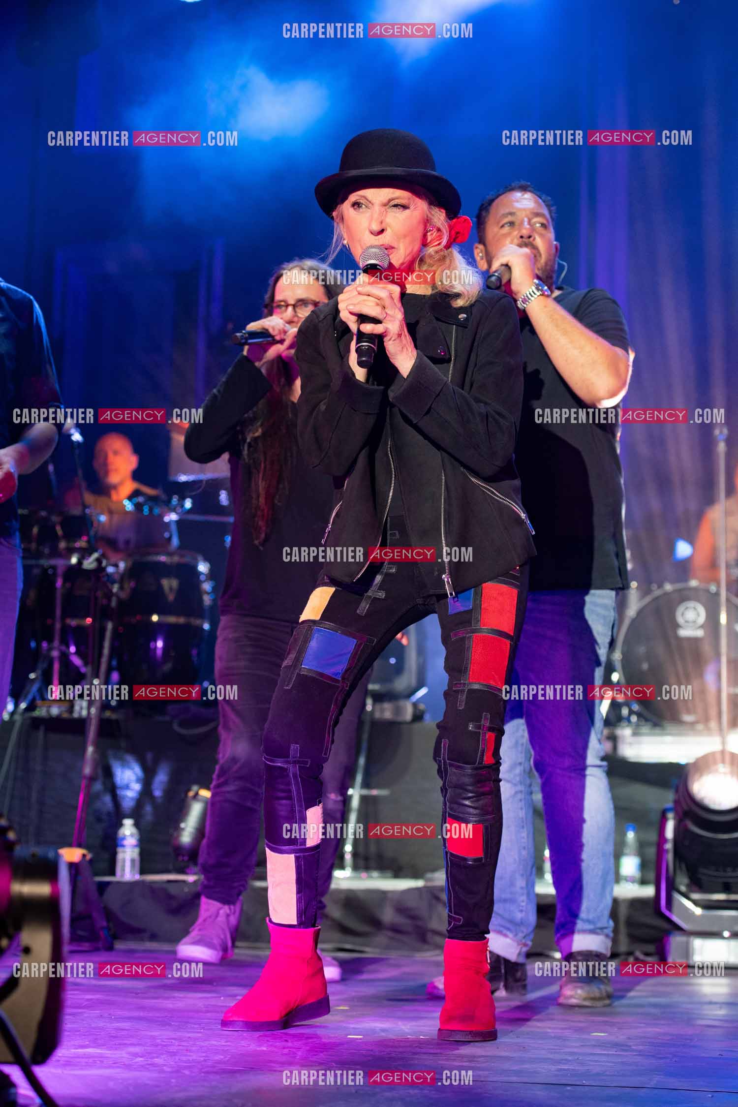 La chanteuse Véronique Sanson en concert lors du festival d'été de Soliès Pont le 17 juillet 2021.  ( Exclusif )