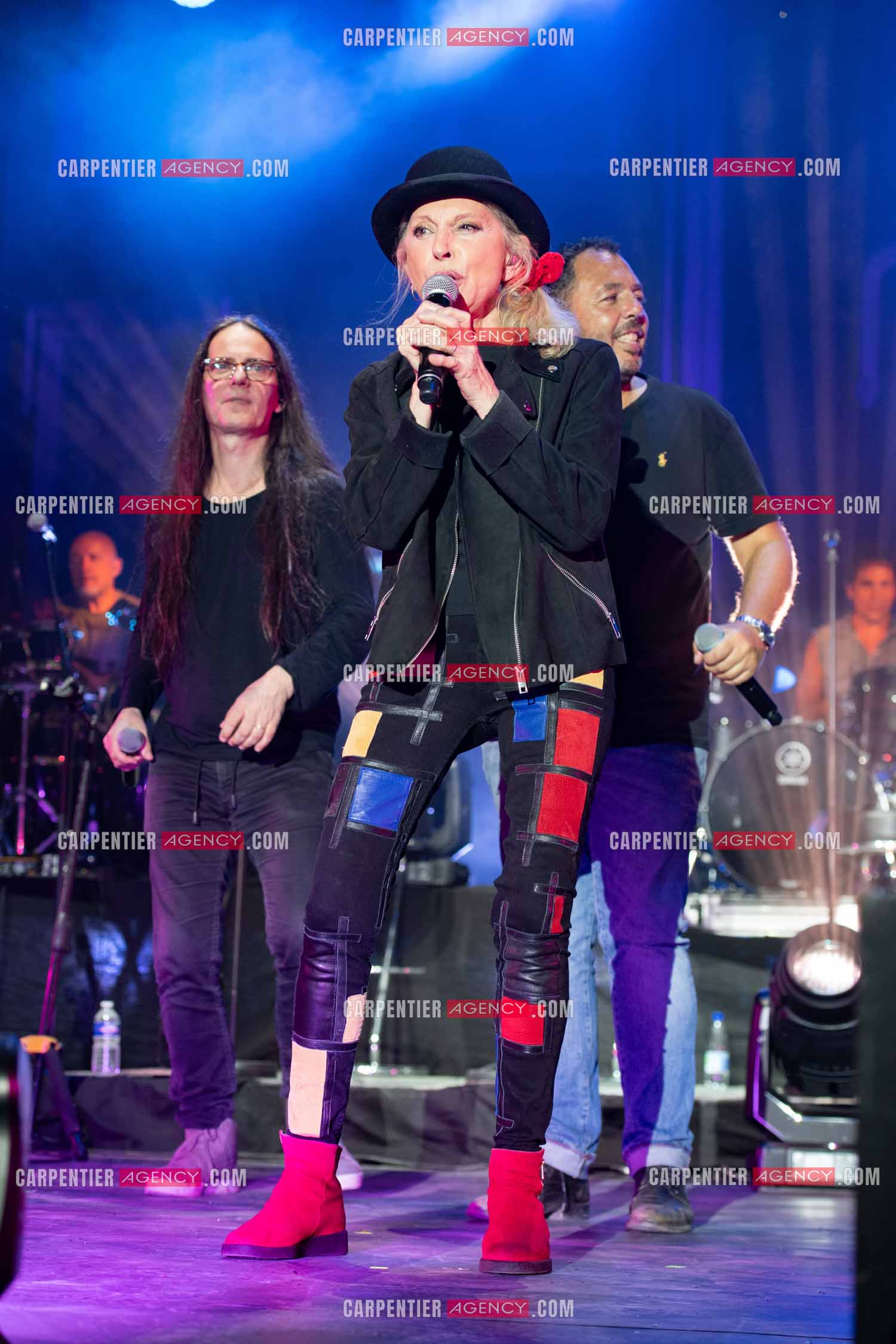 La chanteuse Véronique Sanson en concert lors du festival d'été de Soliès Pont le 17 juillet 2021.  ( Exclusif )