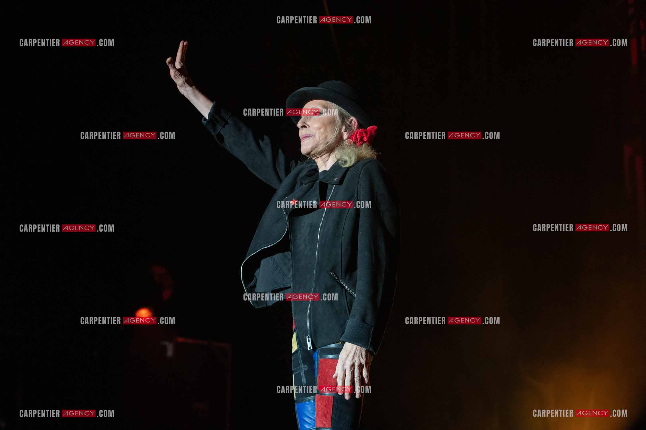 La chanteuse Véronique Sanson en concert lors du festival d'été de Soliès Pont le 17 juillet 2021.  ( Exclusif )