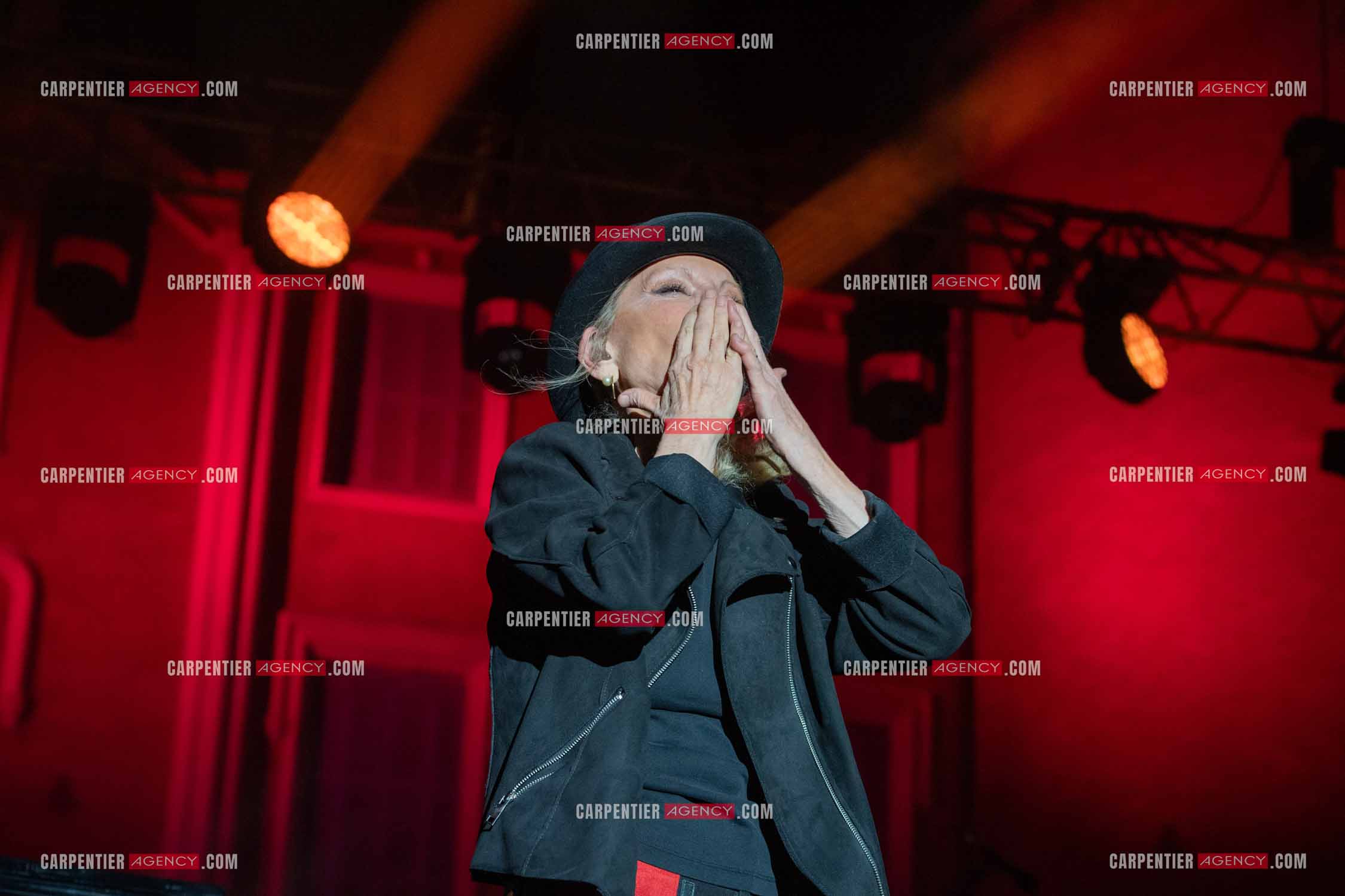 La chanteuse Véronique Sanson en concert lors du festival d'été de Soliès Pont le 17 juillet 2021.  ( Exclusif )