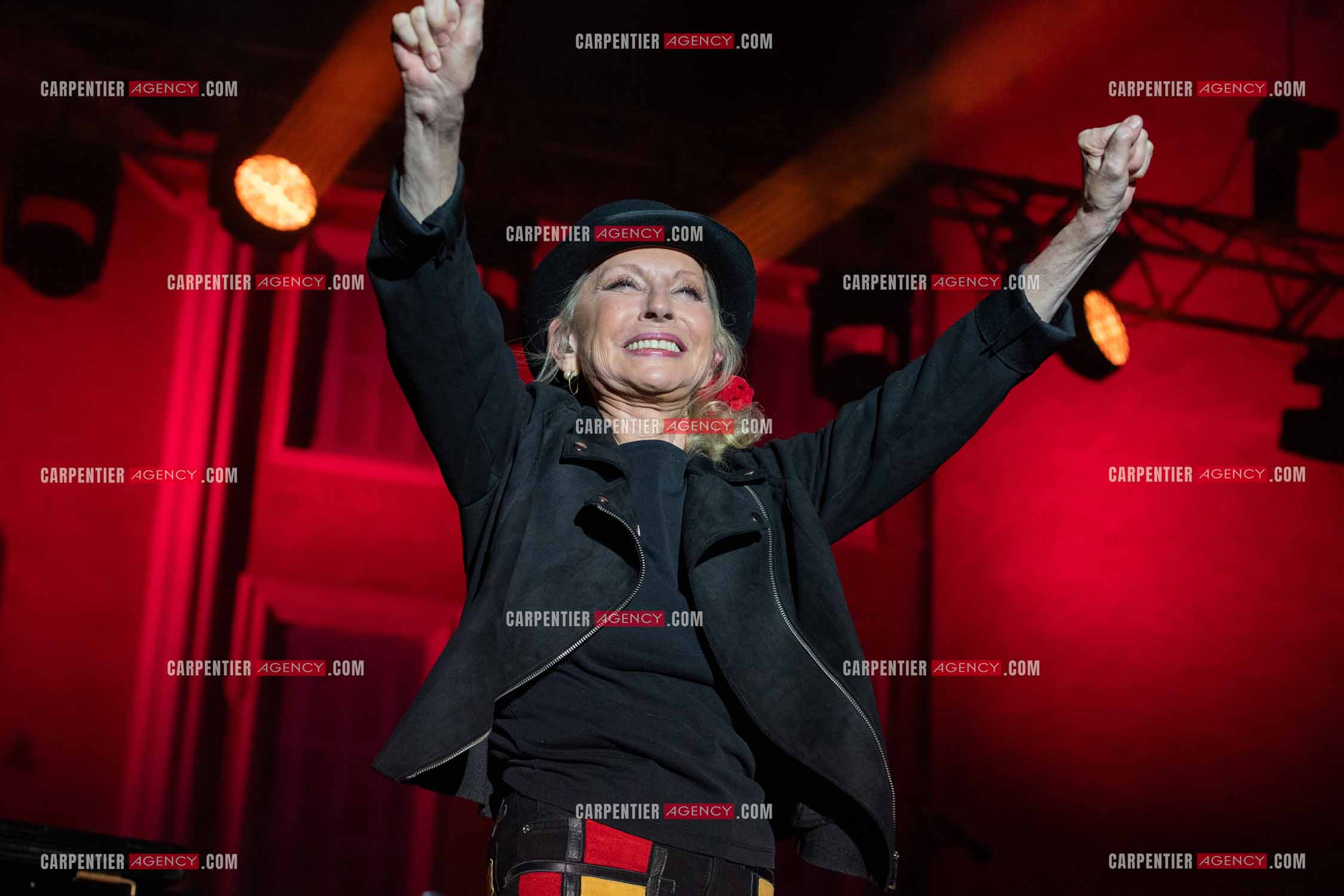 La chanteuse Véronique Sanson en concert lors du festival d'été de Soliès Pont le 17 juillet 2021.  ( Exclusif )
