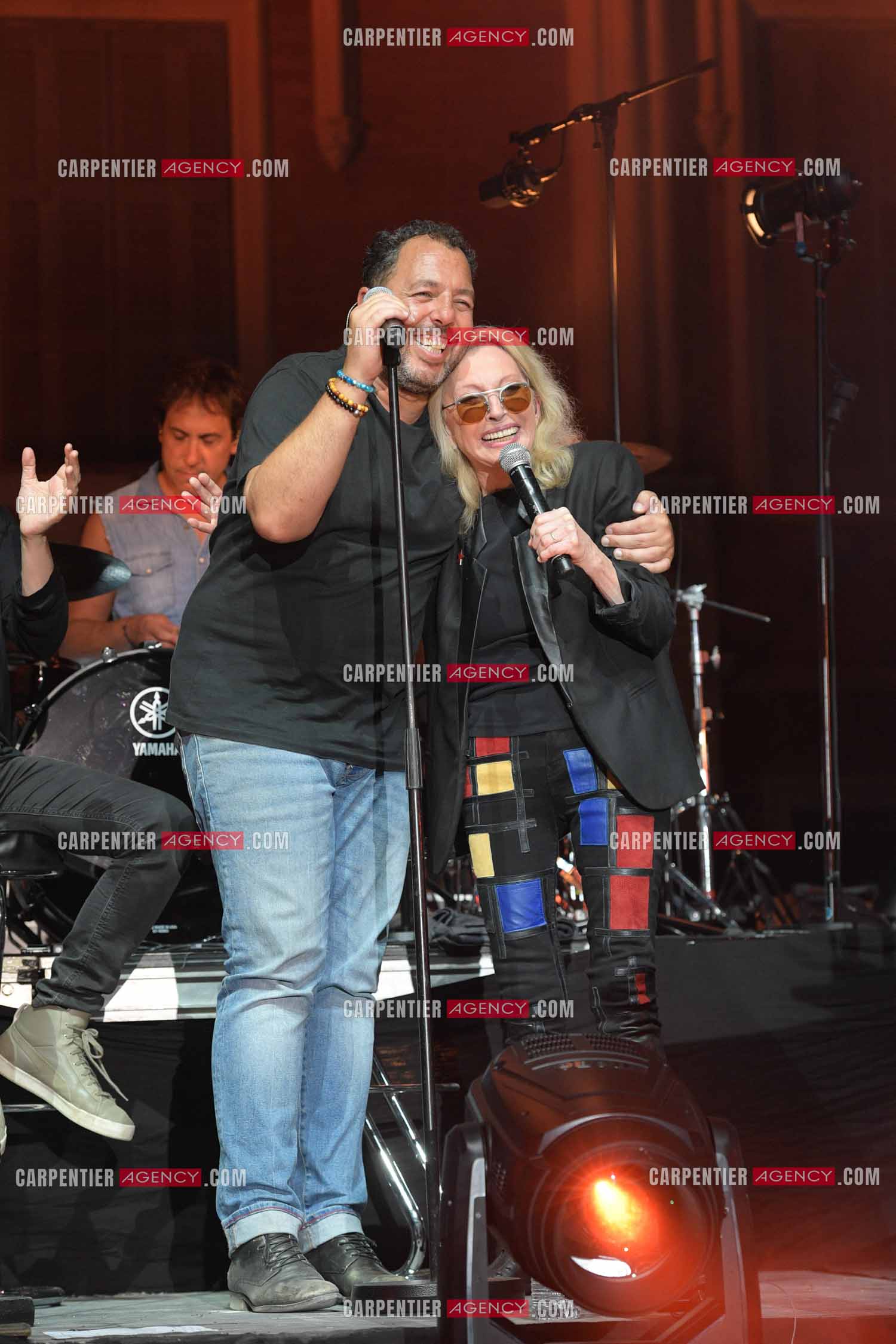 La chanteuse véronique Sanson en concert pour le festival du château de Solliès-Pont en 2021.   ( Exclusif )