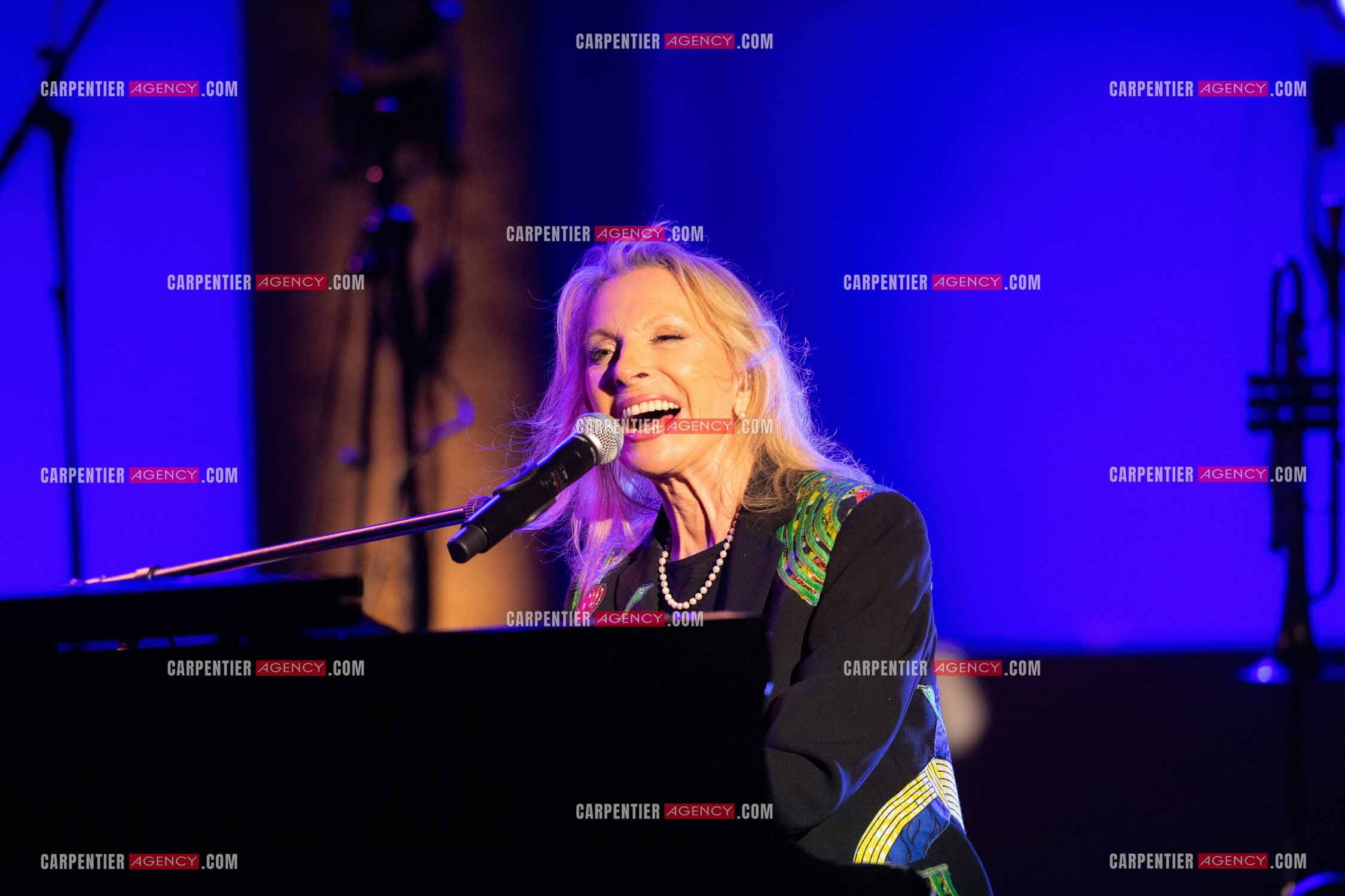 La chanteuse Véronique Sanson au festival de Ramatuelle pour sa dernière date de sa tournée d'été "Hasta Luego".      ( Exclusif )