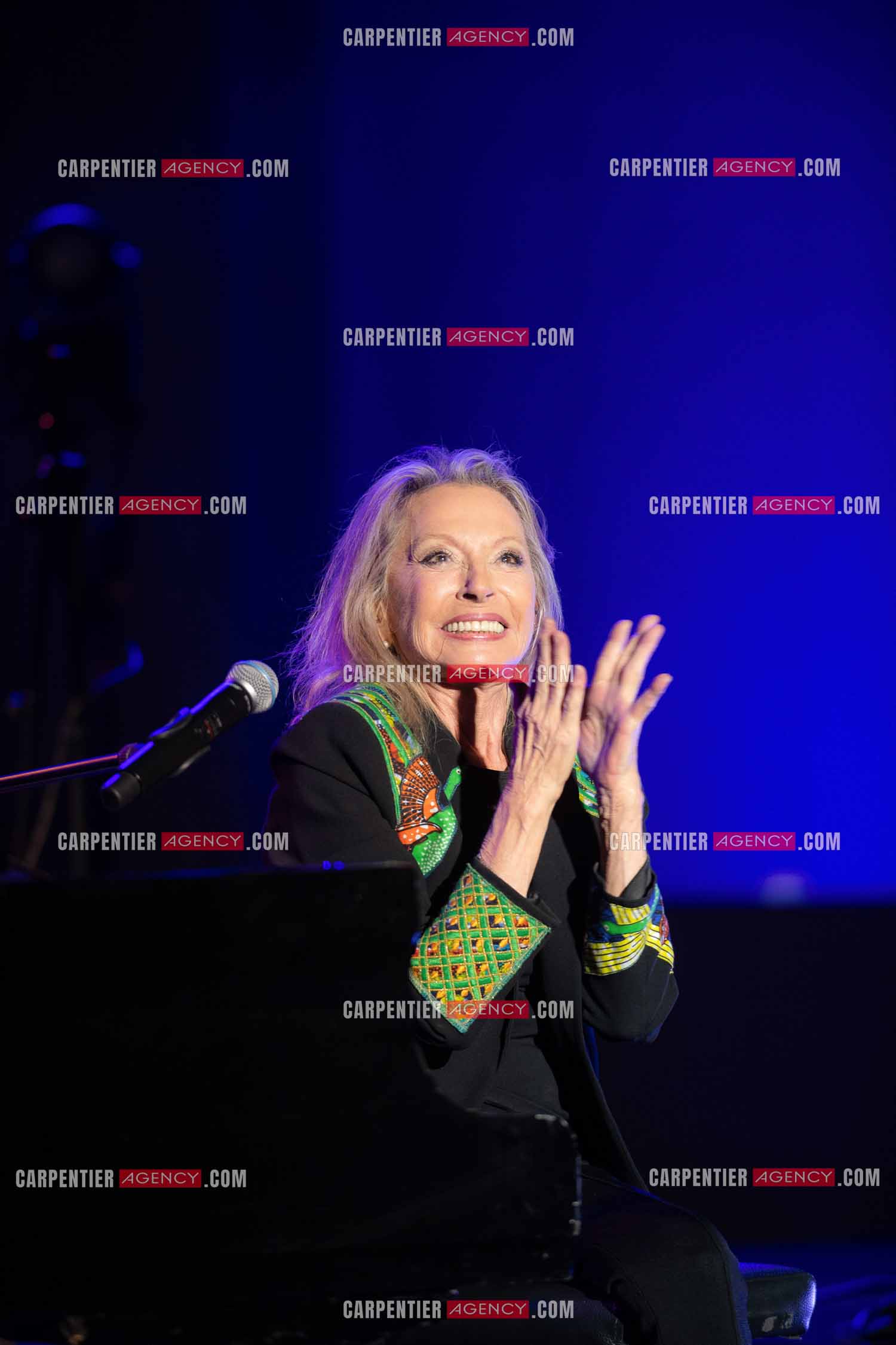 La chanteuse Véronique Sanson au festival de Ramatuelle pour sa dernière date de sa tournée d'été "Hasta Luego".      ( Exclusif )