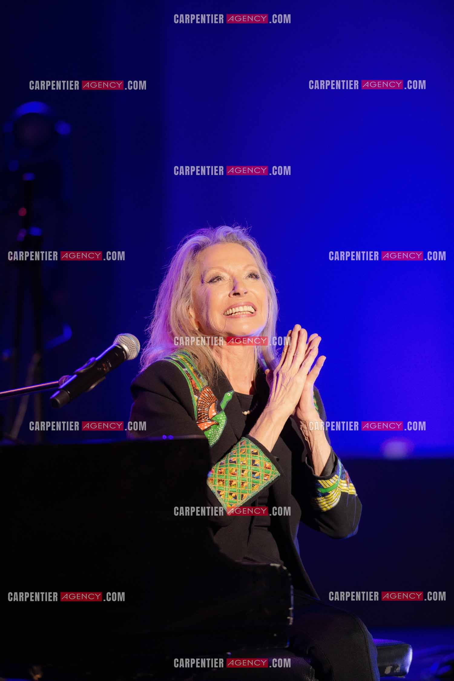 La chanteuse Véronique Sanson au festival de Ramatuelle pour sa dernière date de sa tournée d'été "Hasta Luego".      ( Exclusif )