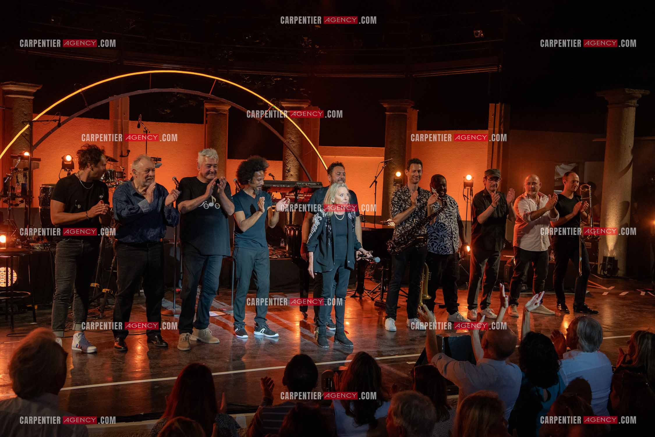 La chanteuse Véronique Sanson au festival de Ramatuelle pour sa dernière date de sa tournée d'été "Hasta Luego".      ( Exclusif )