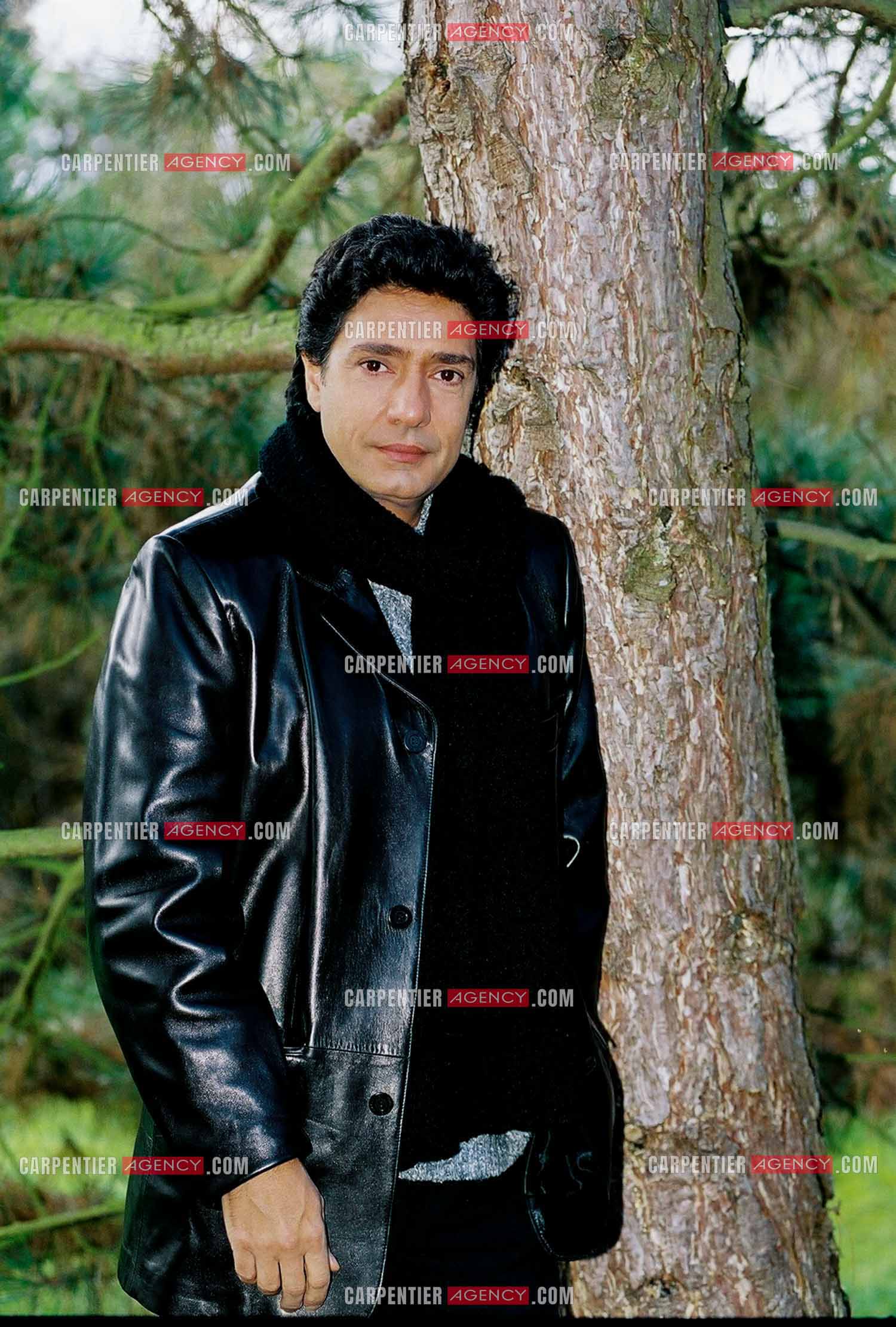 Le chanteur Frédéric François chez lui en Belgique.