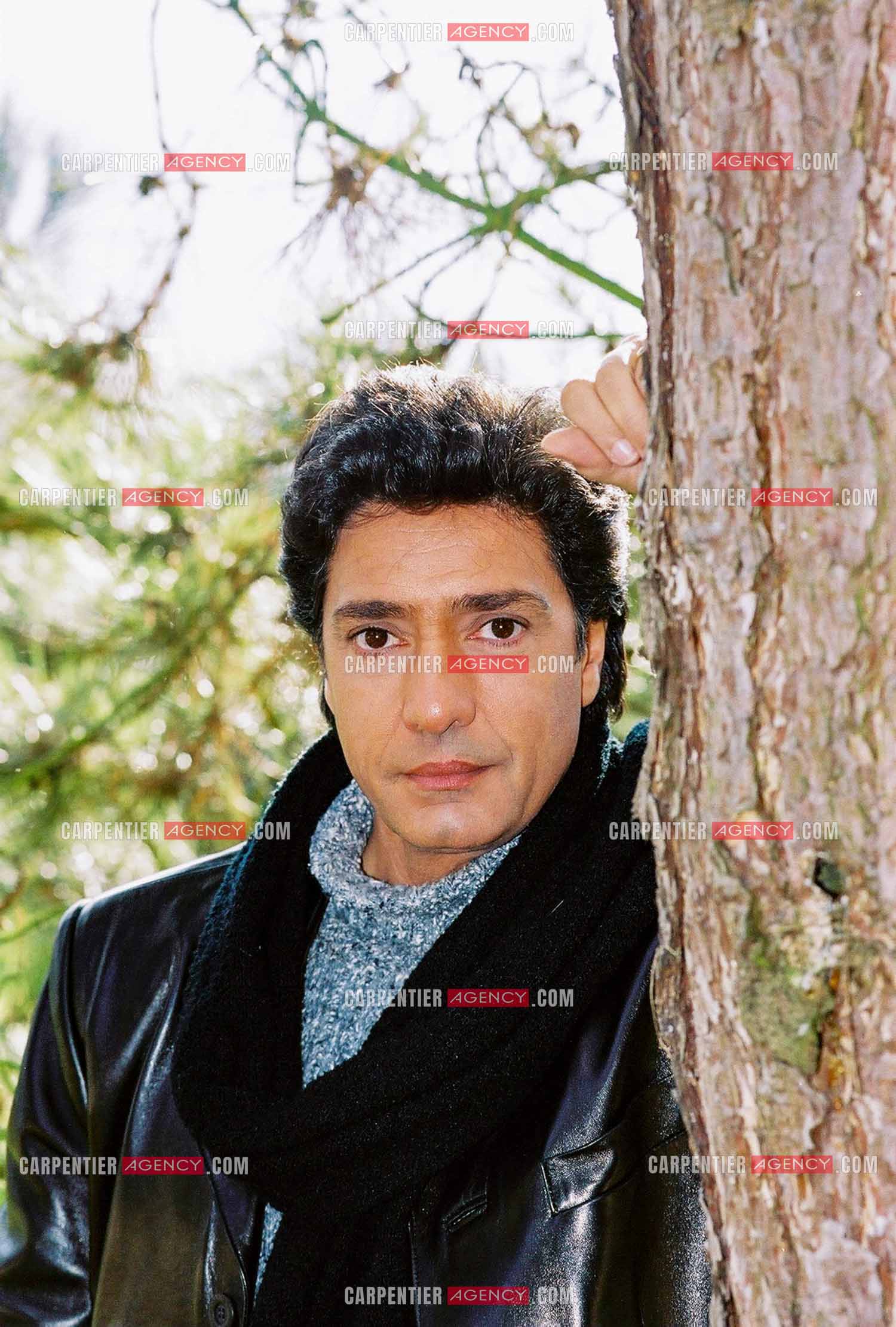 Le chanteur Frédéric François chez lui en Belgique.