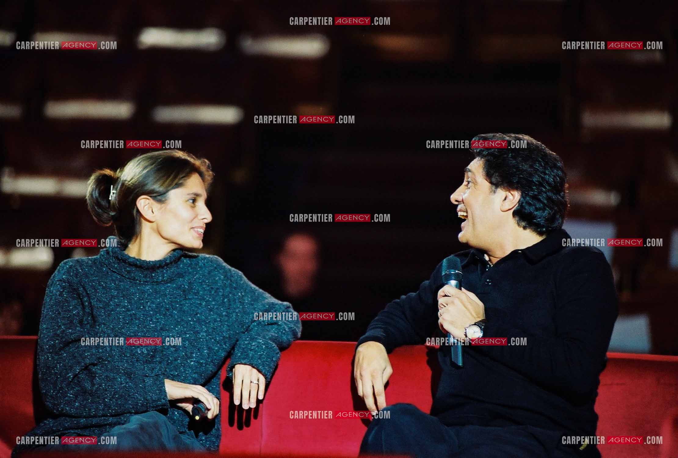 RTL Télévision rend hommage à Frédéric François autour de sa famille et ses amis. Frédéric avec sa ainée Gloria.   ( Exclusif )