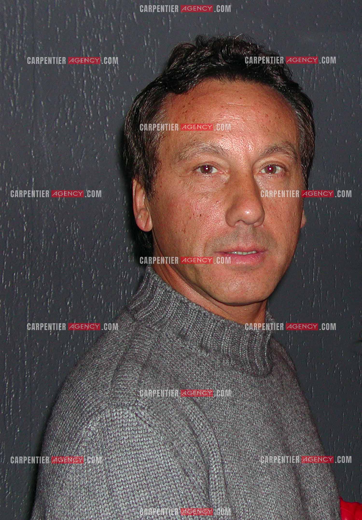 Le producteur Daniel Moyne dans les loges du Palais des Congrès à Paris.   ( Exclusif )