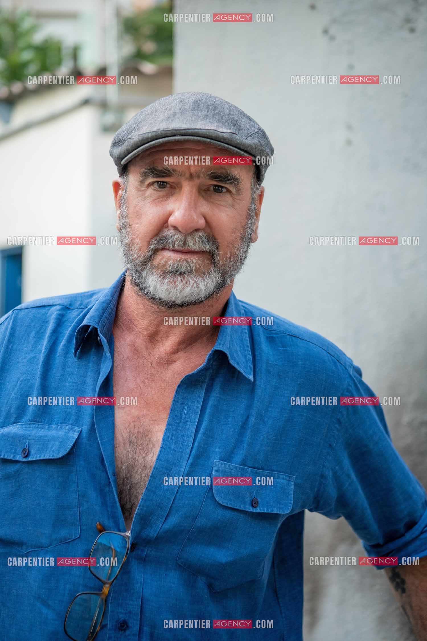 Portrait du footballeur international et acteur Eric Cantona.          ( Exclusif )