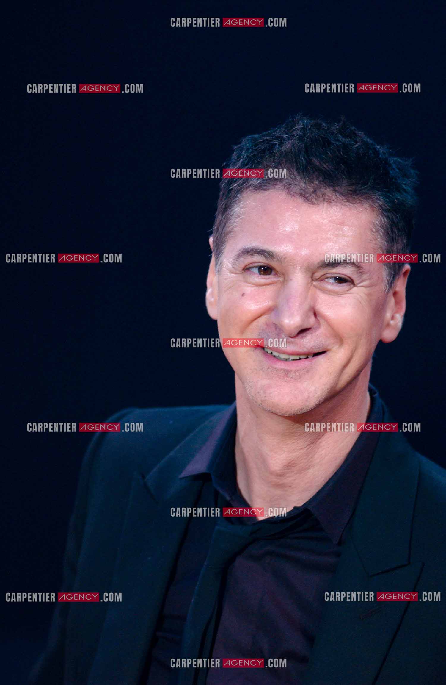 Le chanteur Etienne Daho en concert au Zénith de Paris.