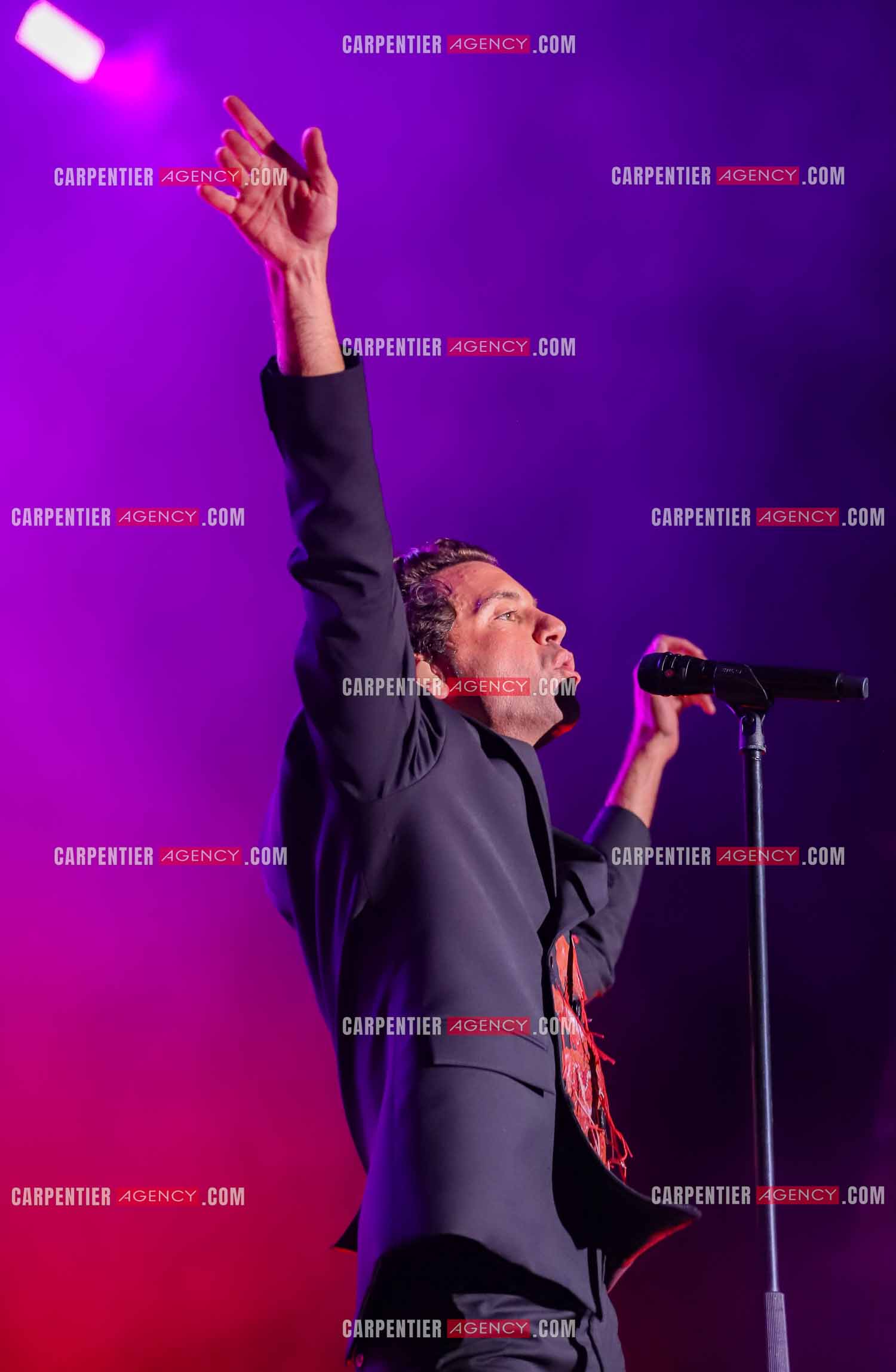 Le chanteur Mika en concert sur les plages du Mourillon.     ( Exclusif )